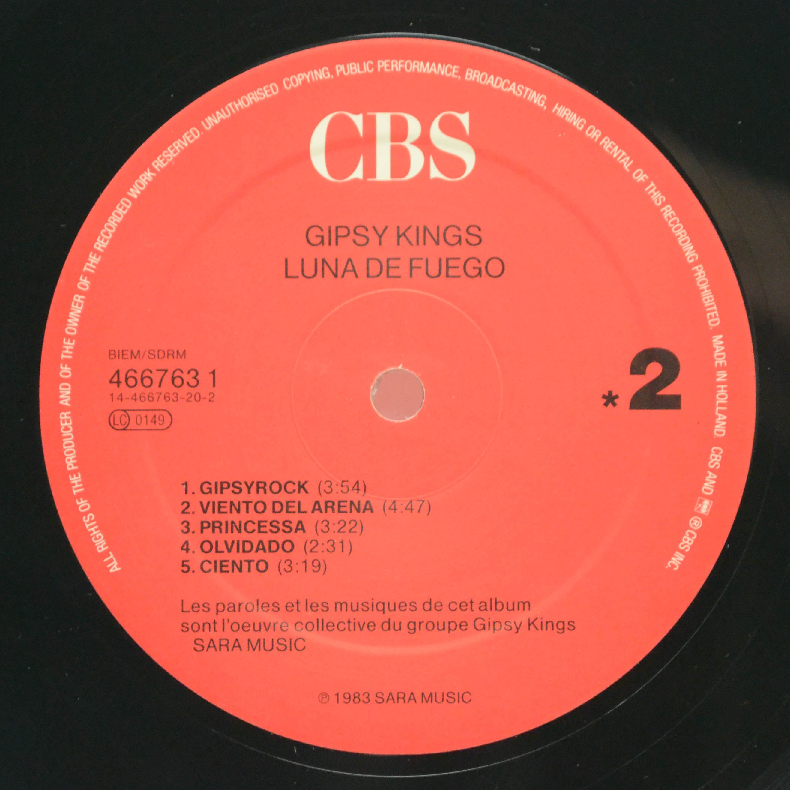 Gipsy Kings — Luna De Fuego, 1983