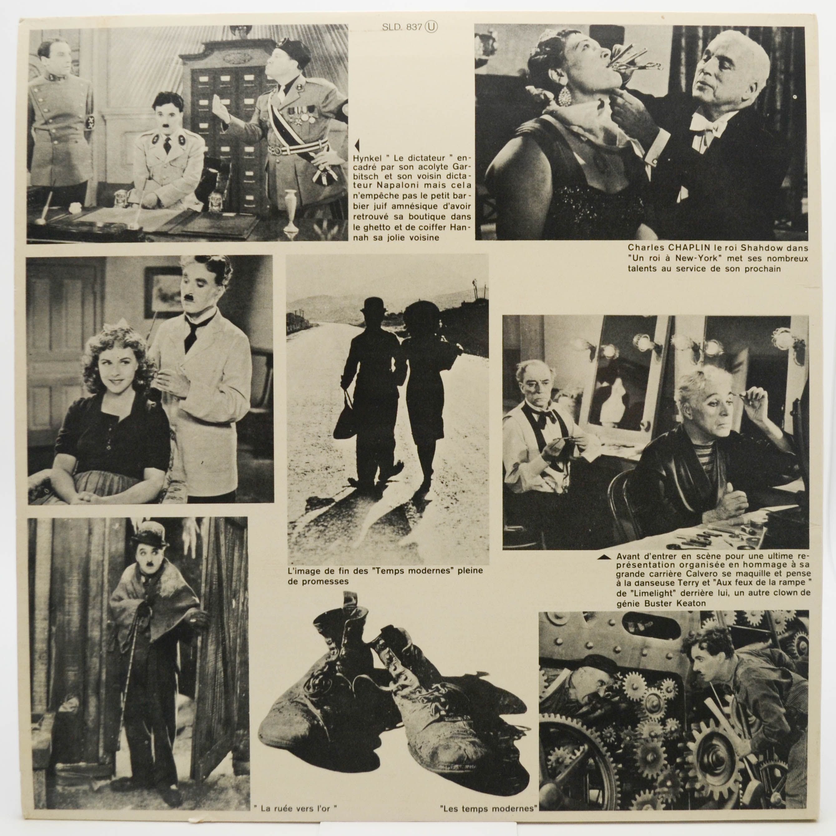 Charlie Chaplin - Michel Villard — Les Musiques Des Films De Charlie Chaplin (1-st, France), 1972