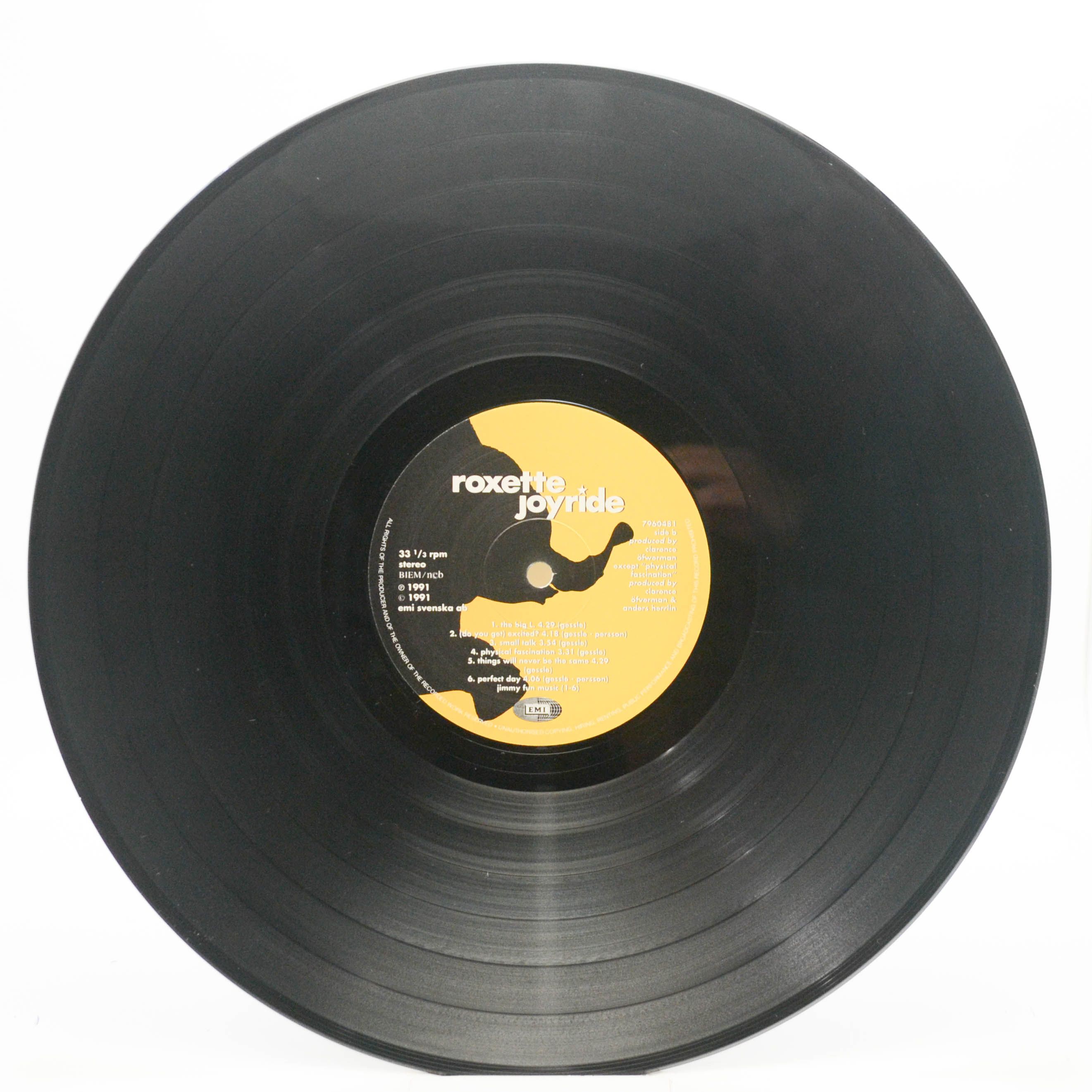 Roxette — Joyride (Sweden), 1991