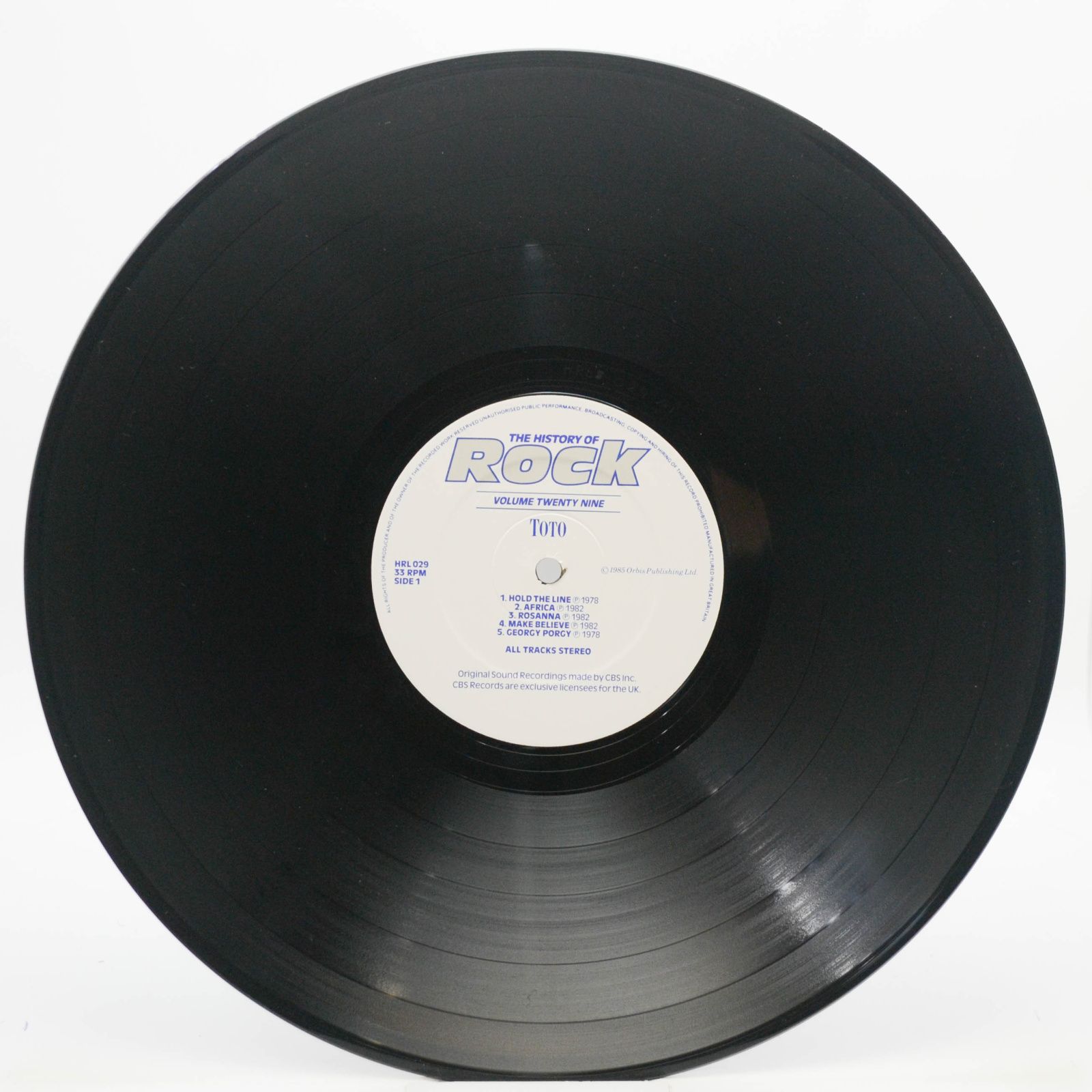 Toto / Journey / REO Speedwagon / Blue Oyster Cult — The History Of Rock (Volume Twenty Nine) (2LP, UK), 1985