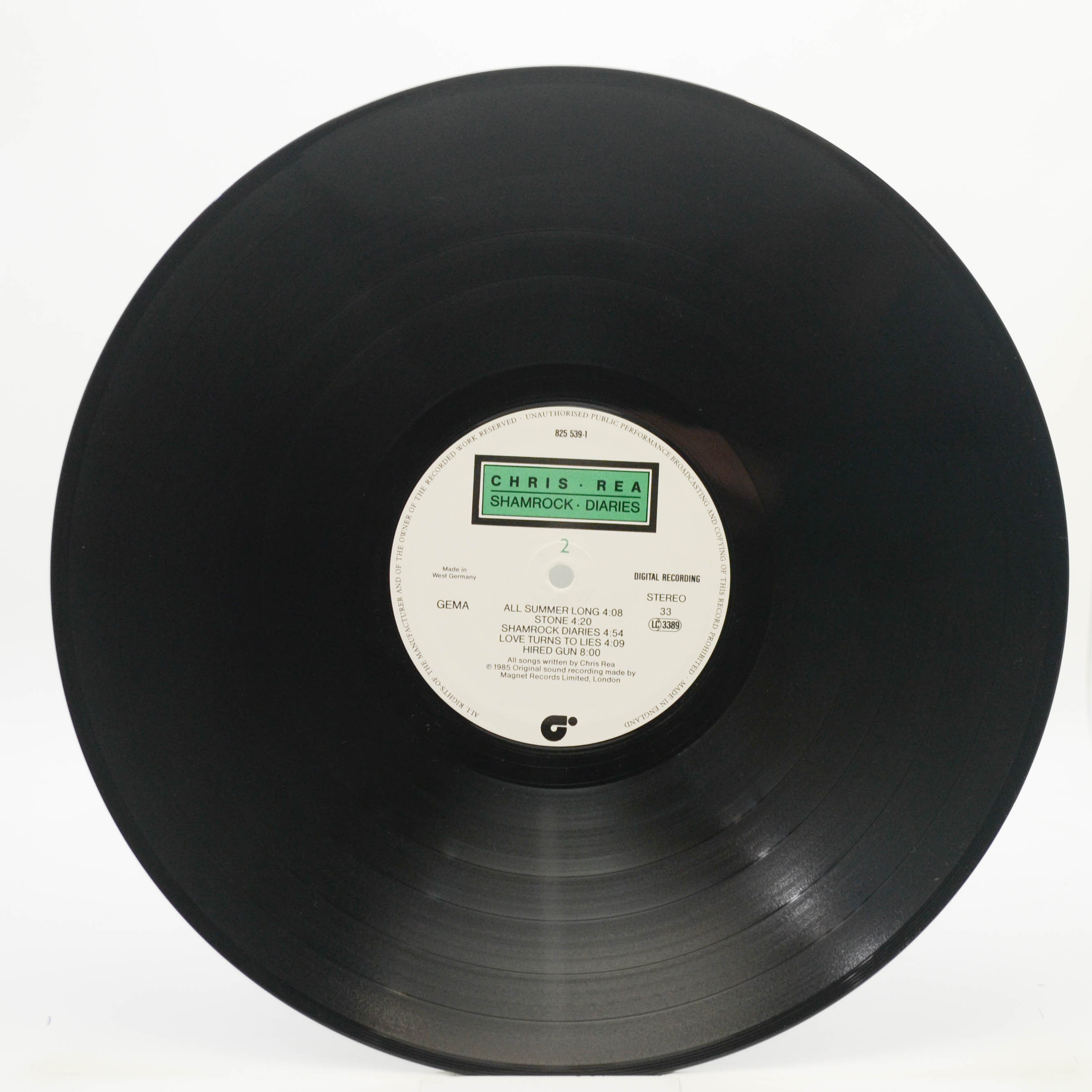 Chris Rea — Shamrock Diaries, 1985