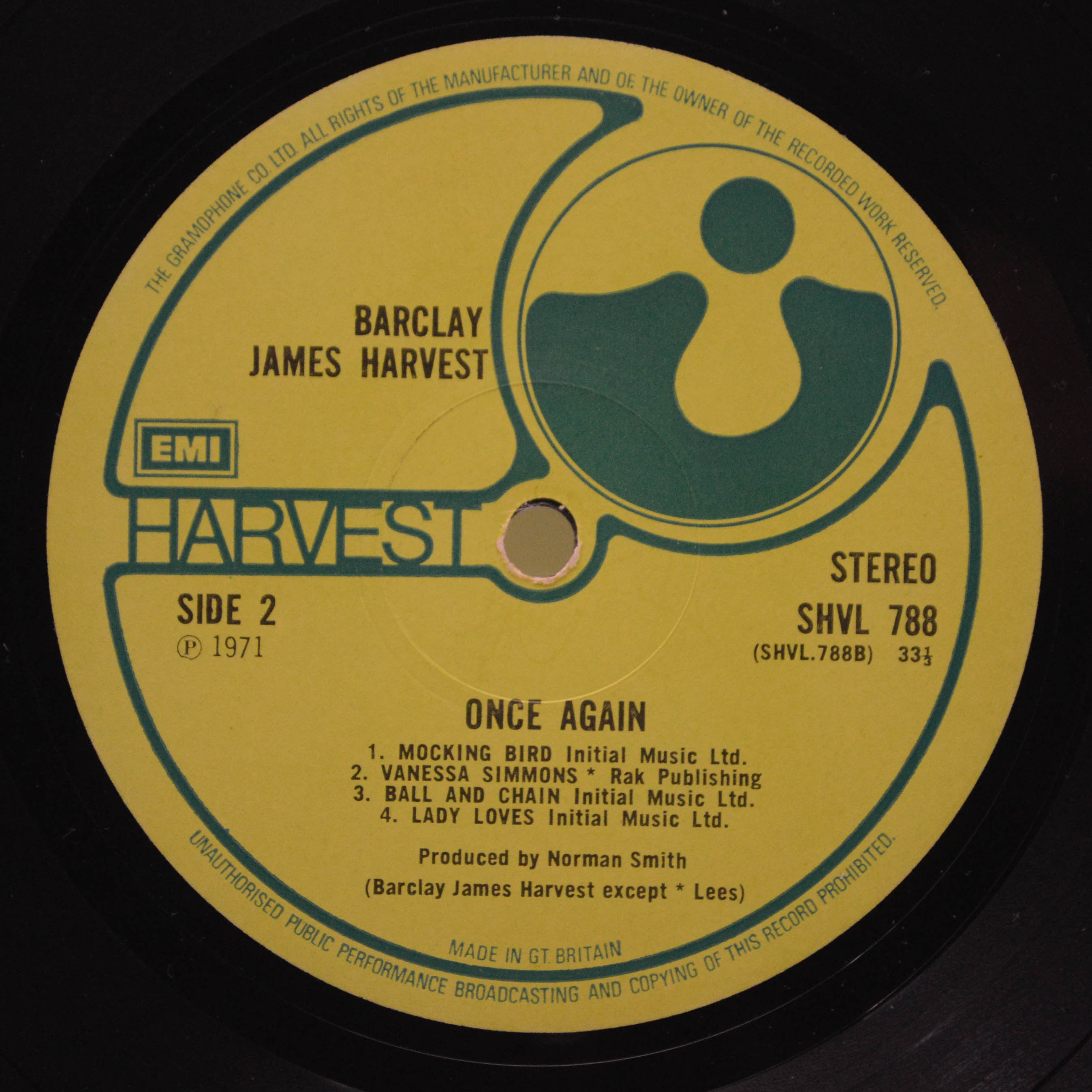 Barclay James Harvest — Once Again (1-st, UK), 1971