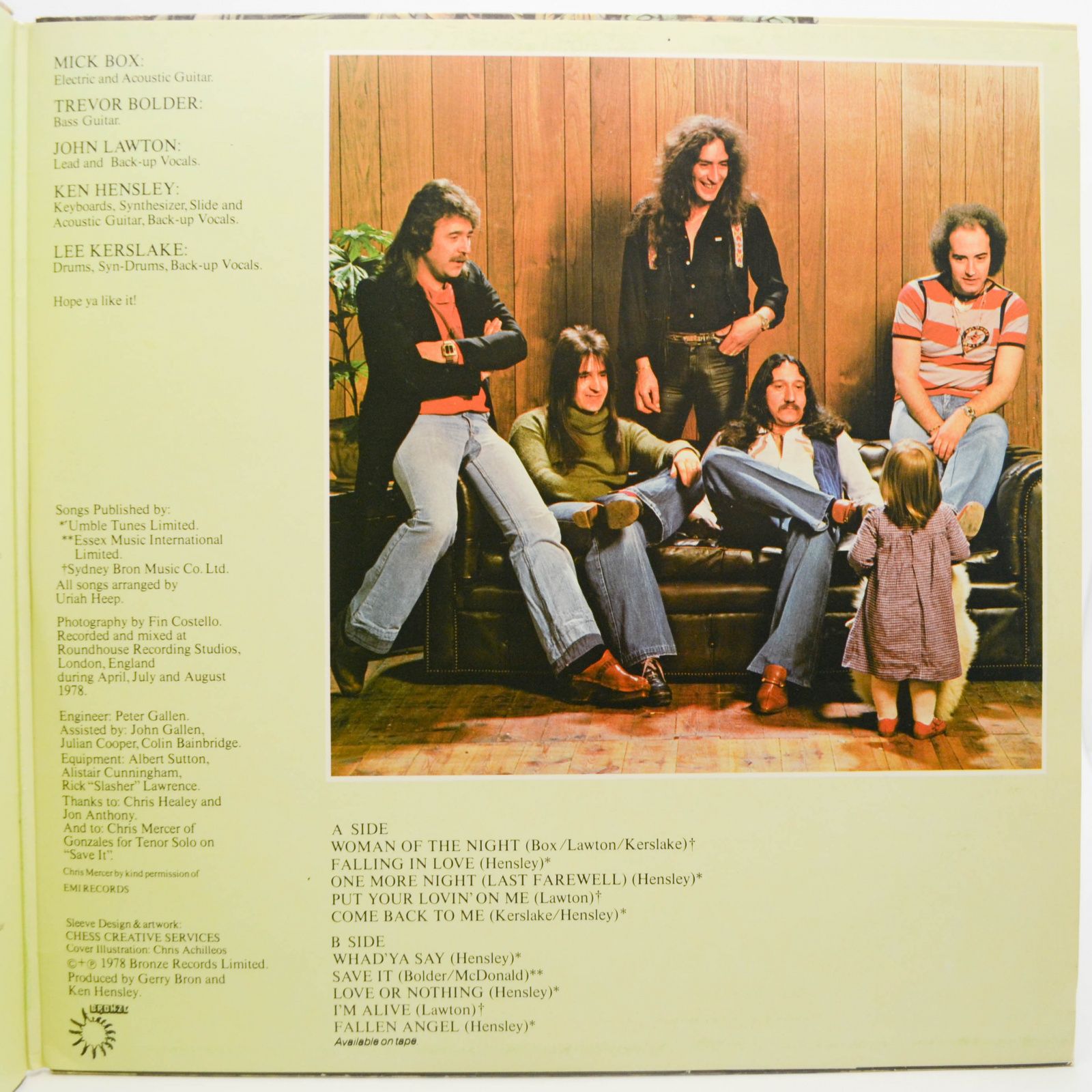 Uriah Heep — Fallen Angel, 1978