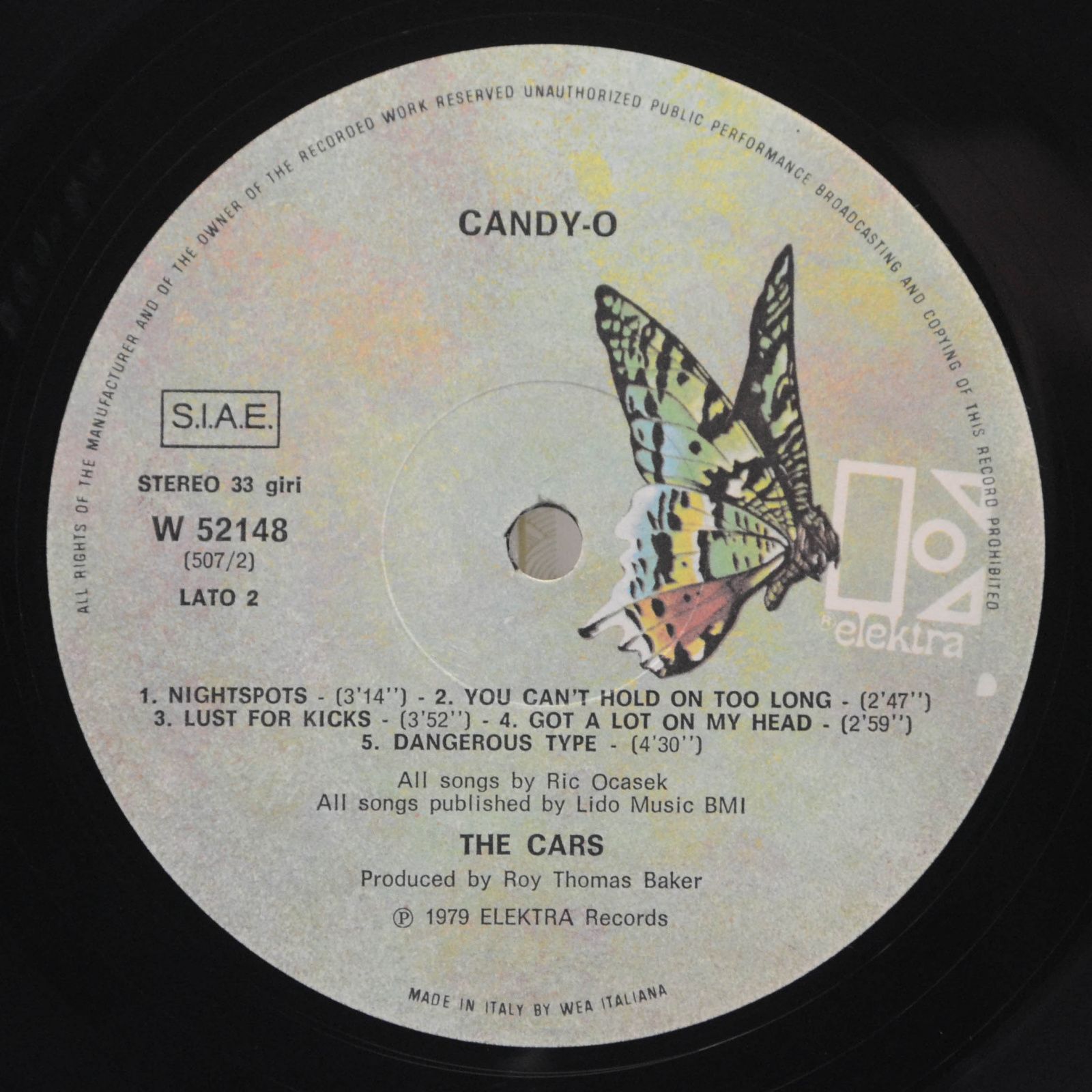 Cars — Candy-O, 1979