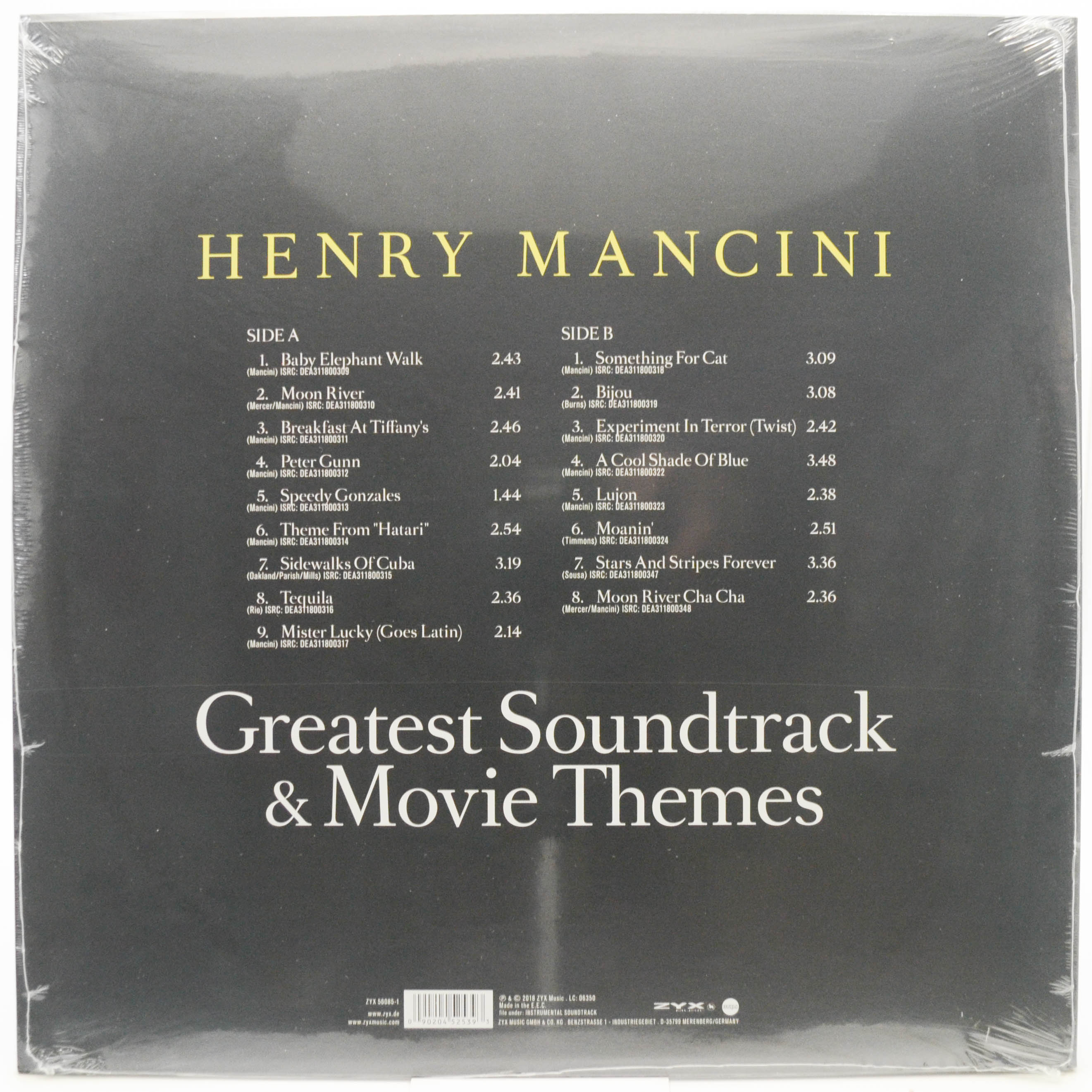 Henry Mancini — Greatest Soundtrack & Movie Themes, 2018