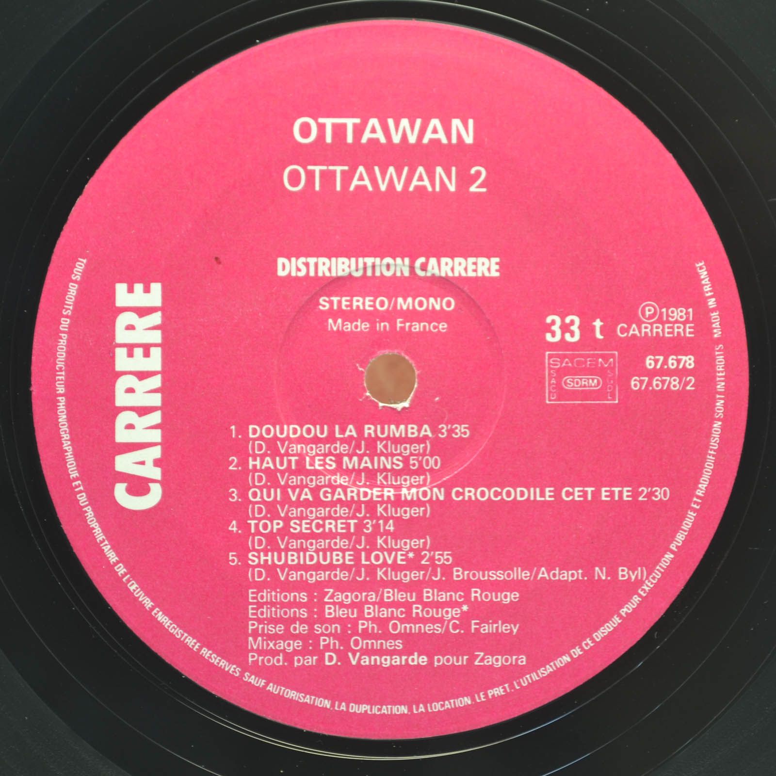 Ottawan — 2 (France), 1981
