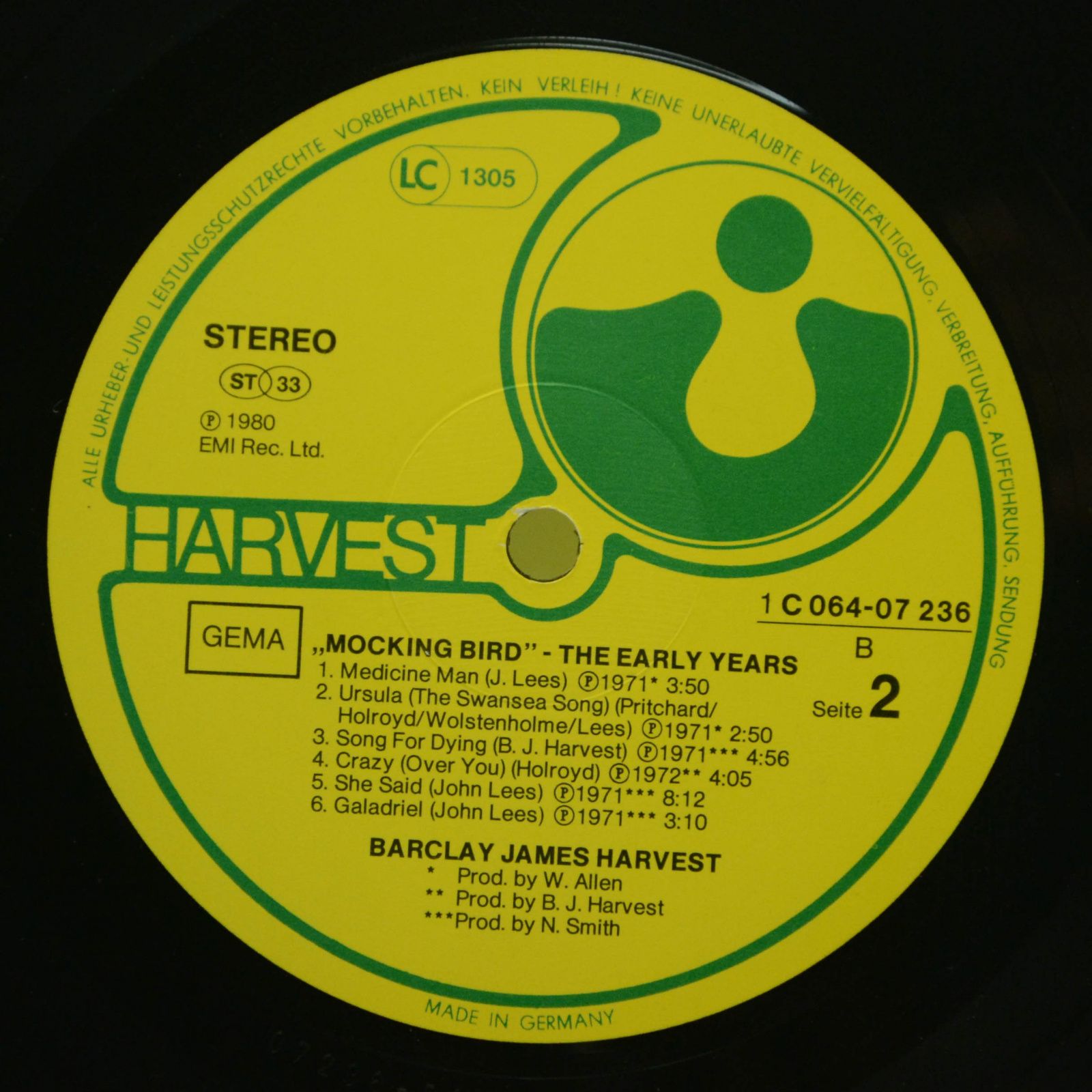 Barclay James Harvest — Mocking Bird - The Early Years, 1980