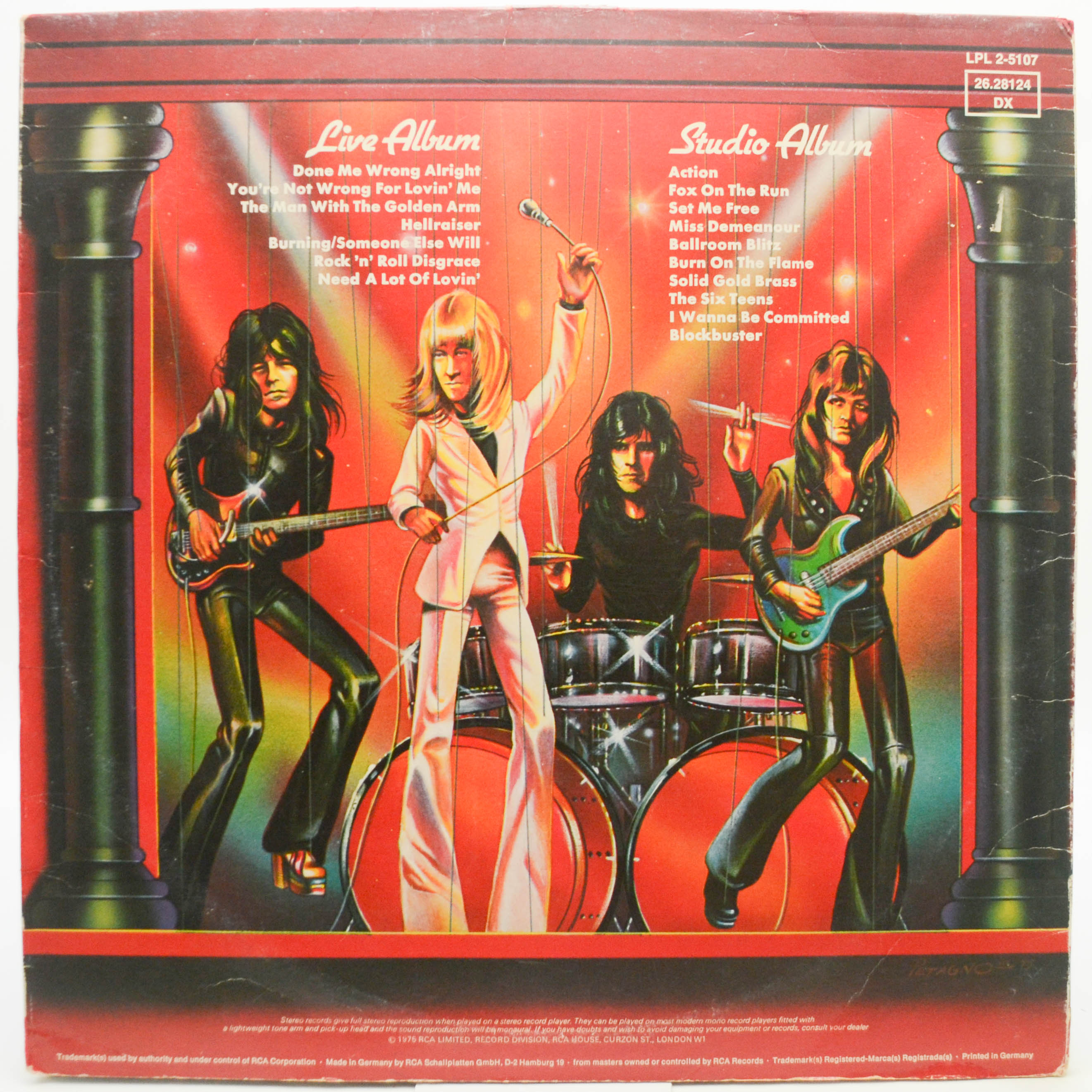 Sweet — Strung Up (2LP), 1975