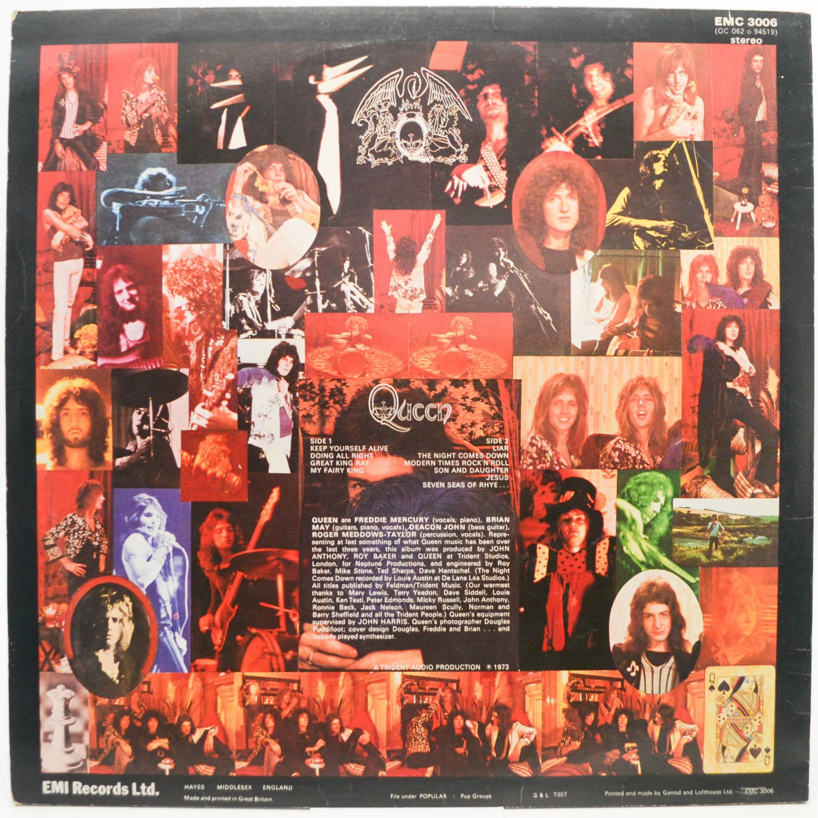 Queen — Queen (1-st, UK), 1973