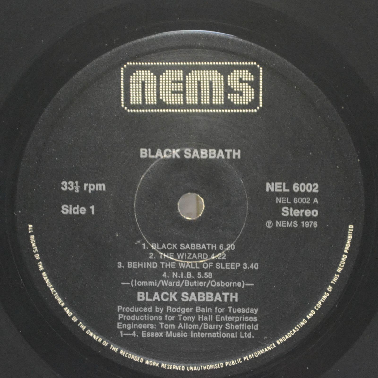 Black Sabbath — Black Sabbath, 1976
