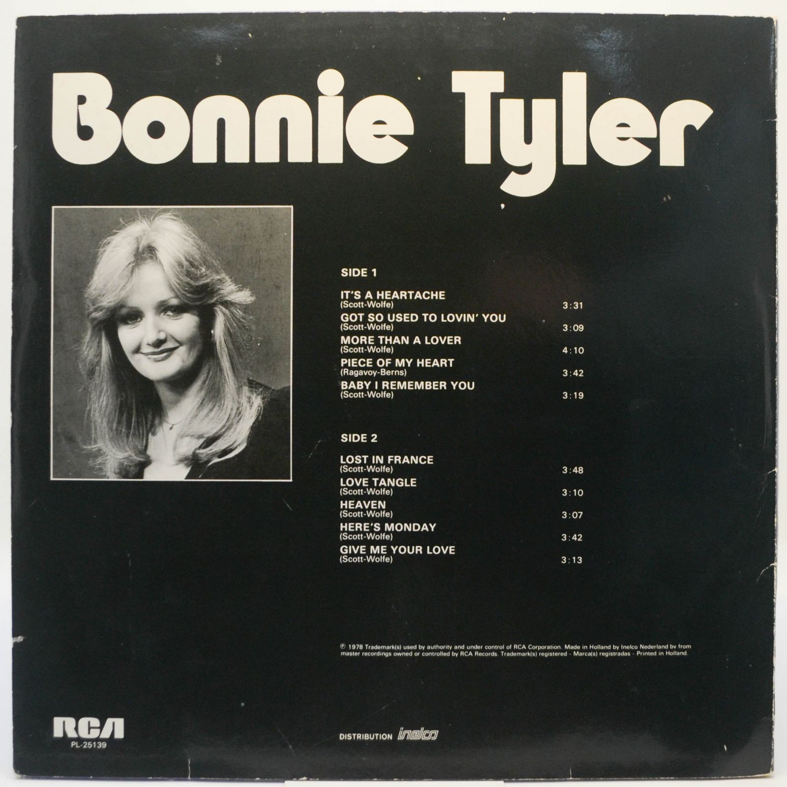 Bonnie Tyler — The Hits Of Bonnie Tyler, 1978