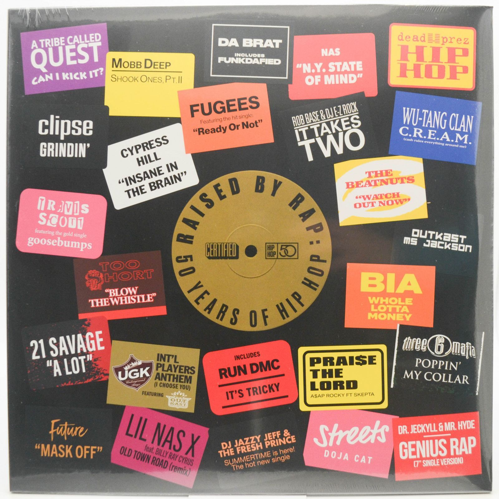 Various — Raised By Rap: 50 Years Of Hip Hop (2LP), 2023