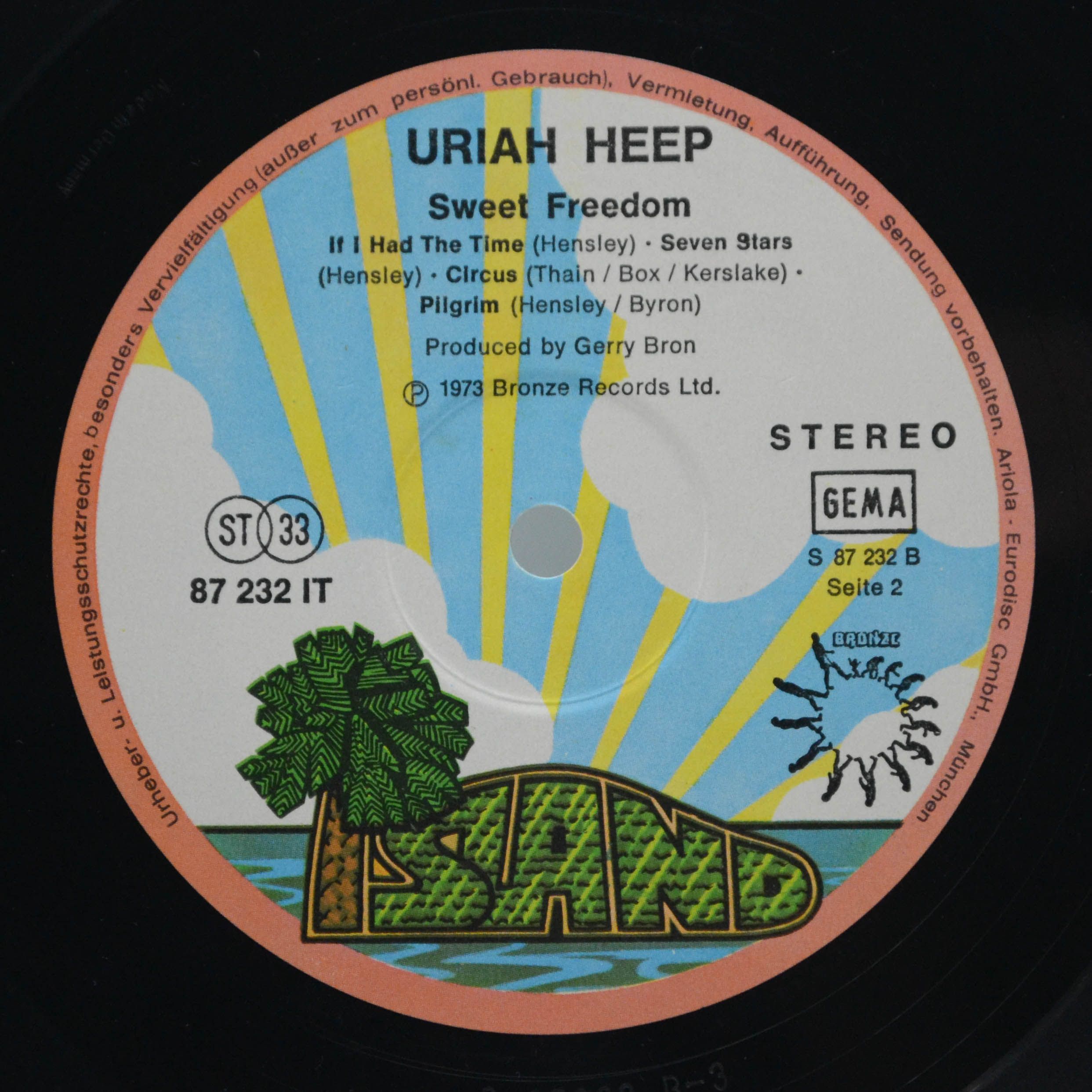 Uriah Heep — Sweet Freedom, 1973