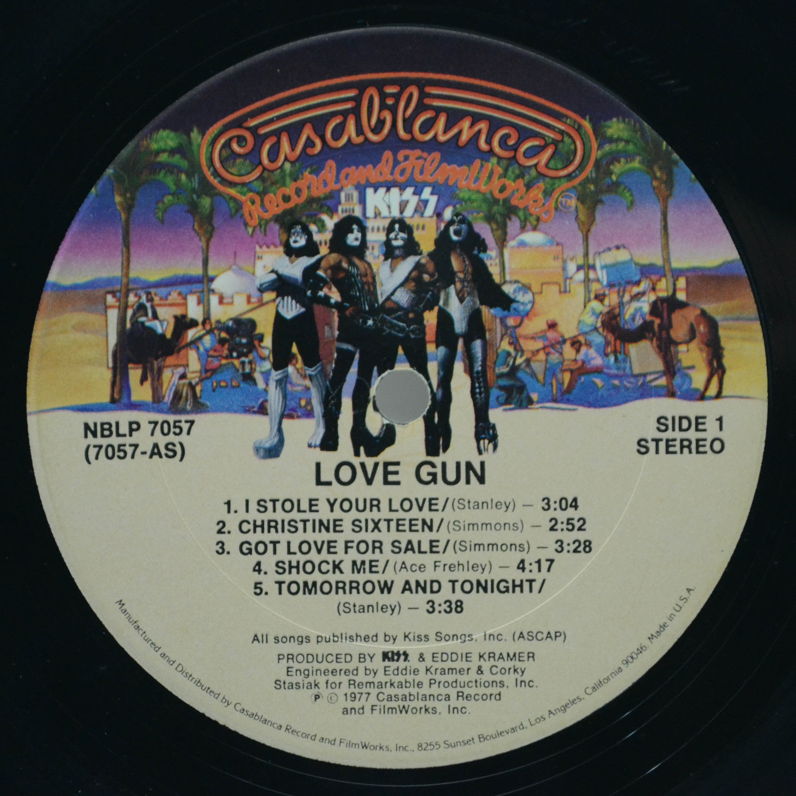 Kiss — Love Gun (1-st, USA), 1977