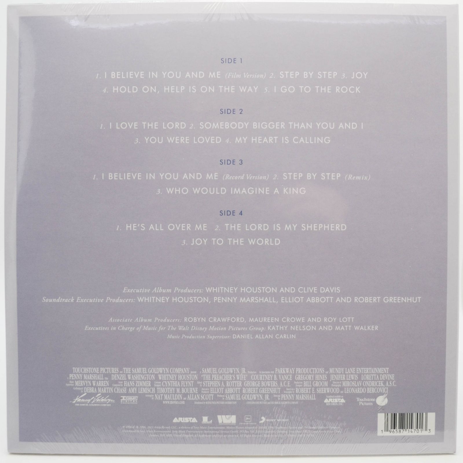 Whitney Houston — The Preacher's Wife (Original Soundtrack Album) (2LP), 1996