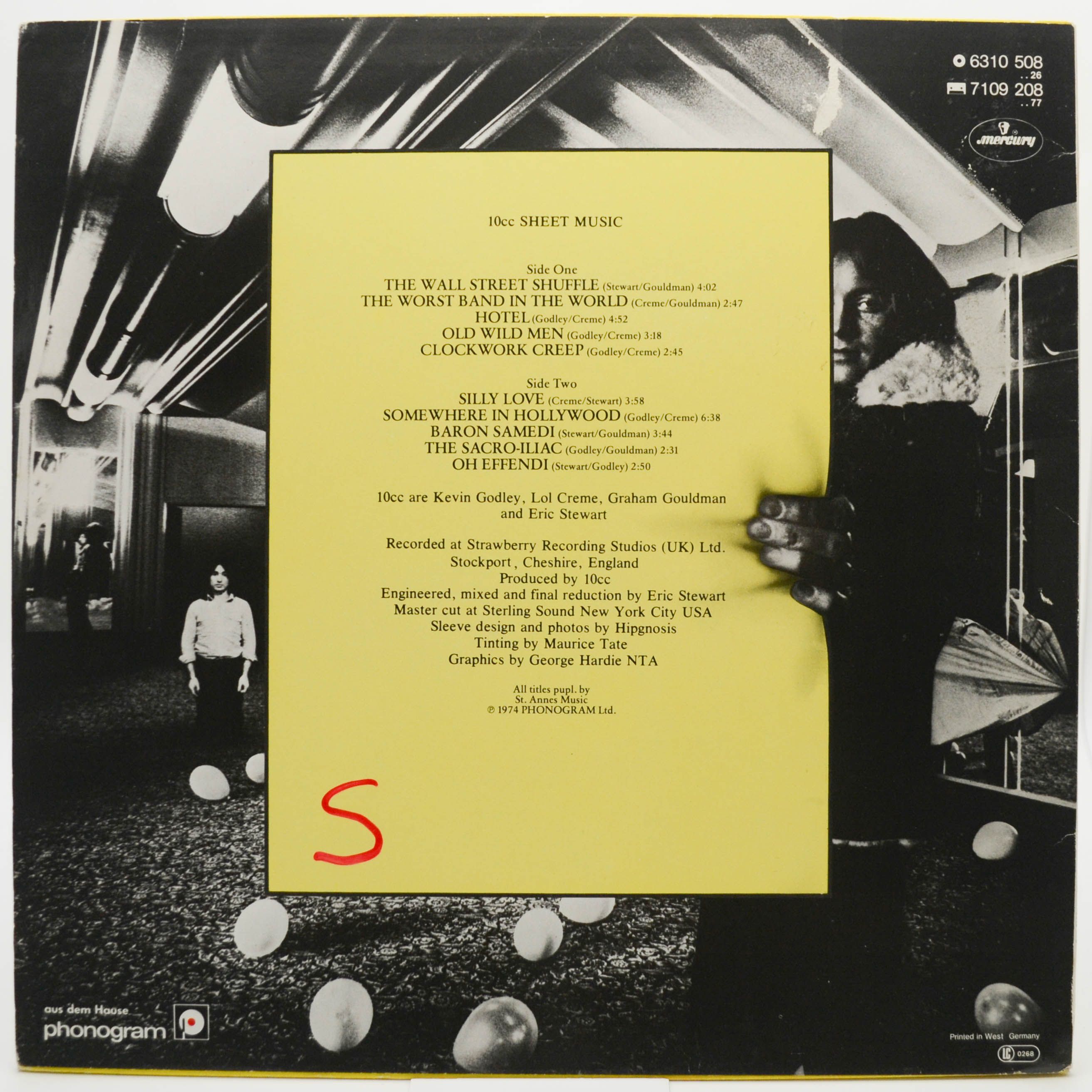 10cc — Sheet Music, 1974