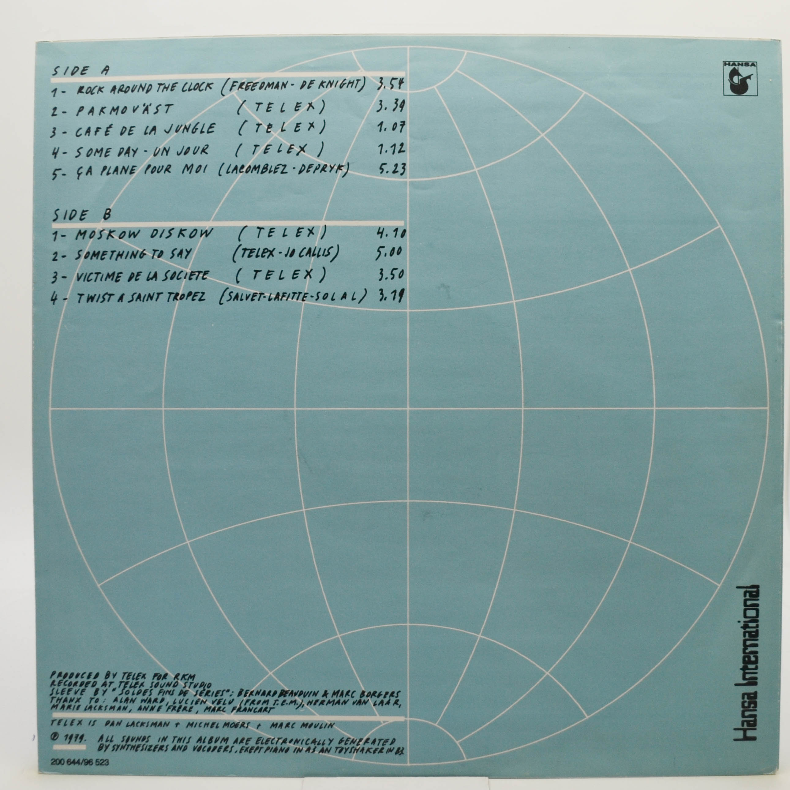 Telex — Looking For Saint Tropez, 1979