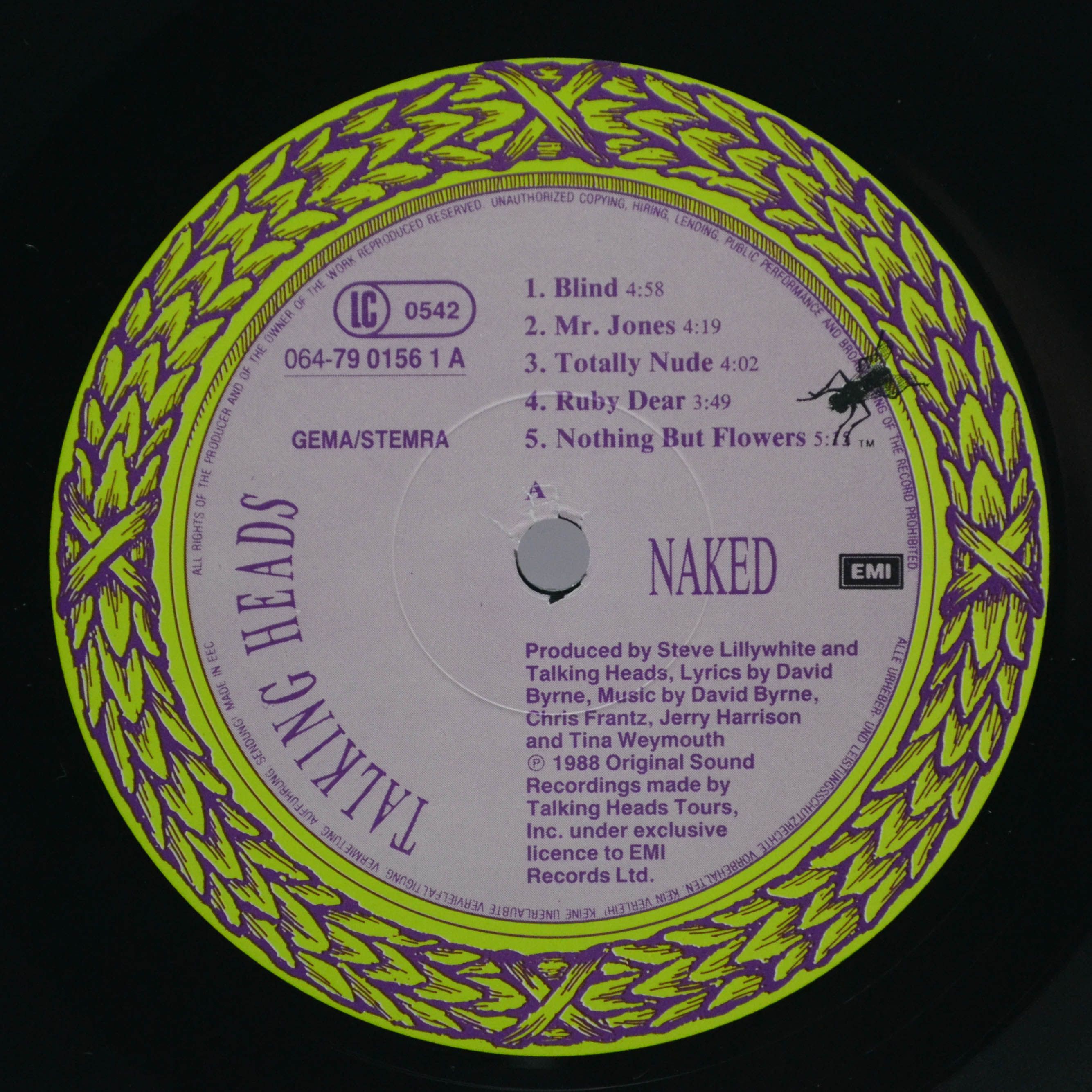 Talking Heads — Naked, 1988