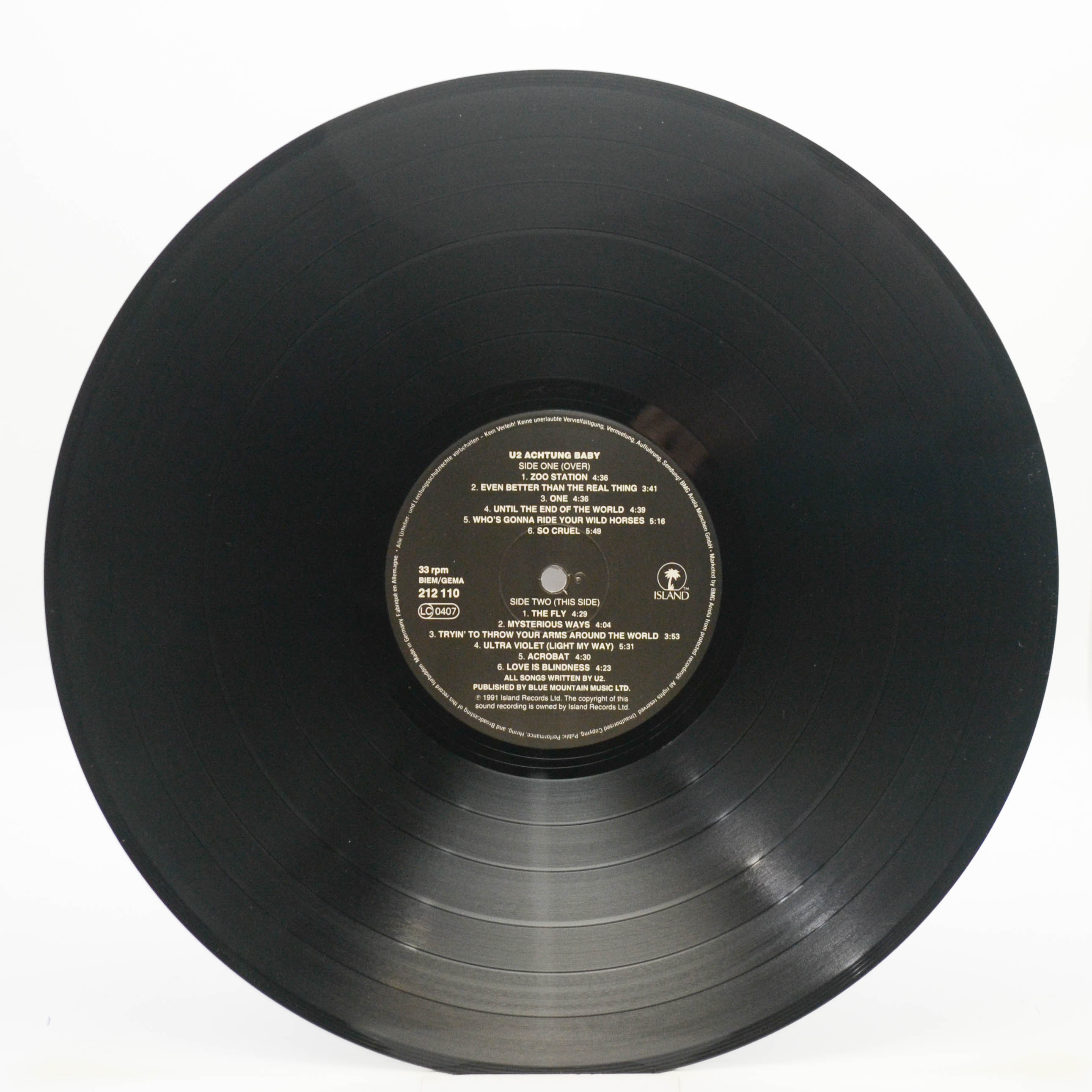 U2 — Achtung Baby, 1991