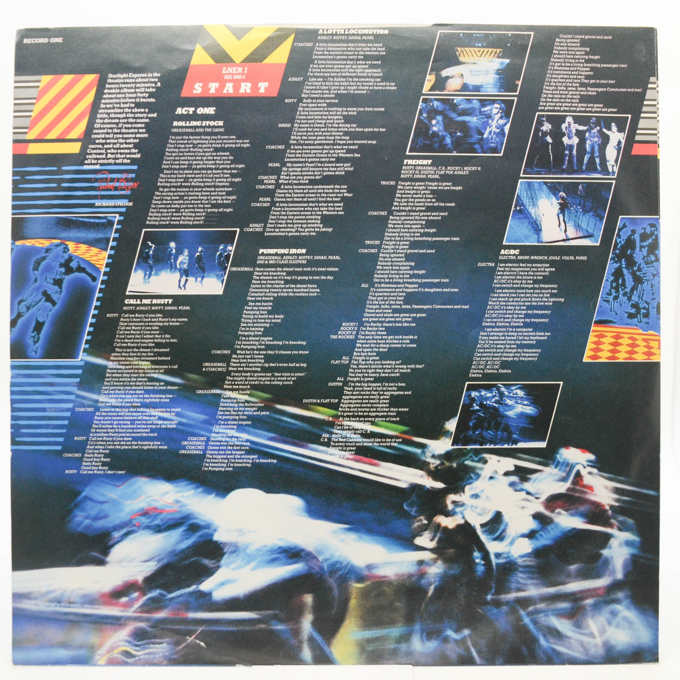 Andrew Lloyd Webber — Starlight Express (2LP, 1-st, UK, booklet), 1984