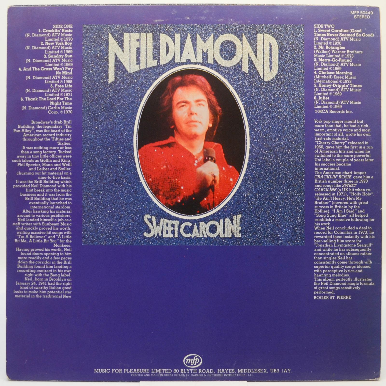 Neil Diamond — Sweet Caroline, 1978
