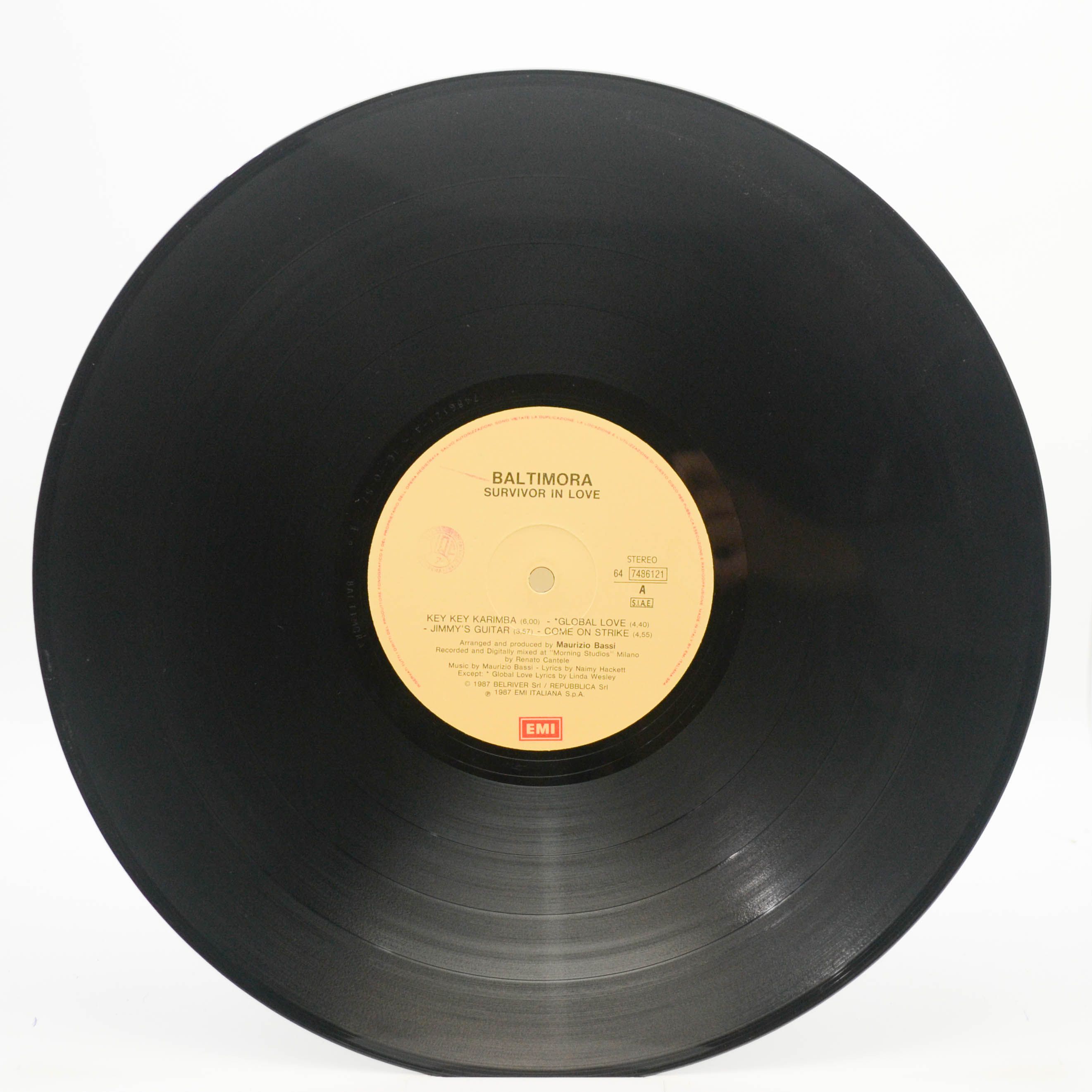 Baltimora — Survivor In Love (1-st, Italy), 1987