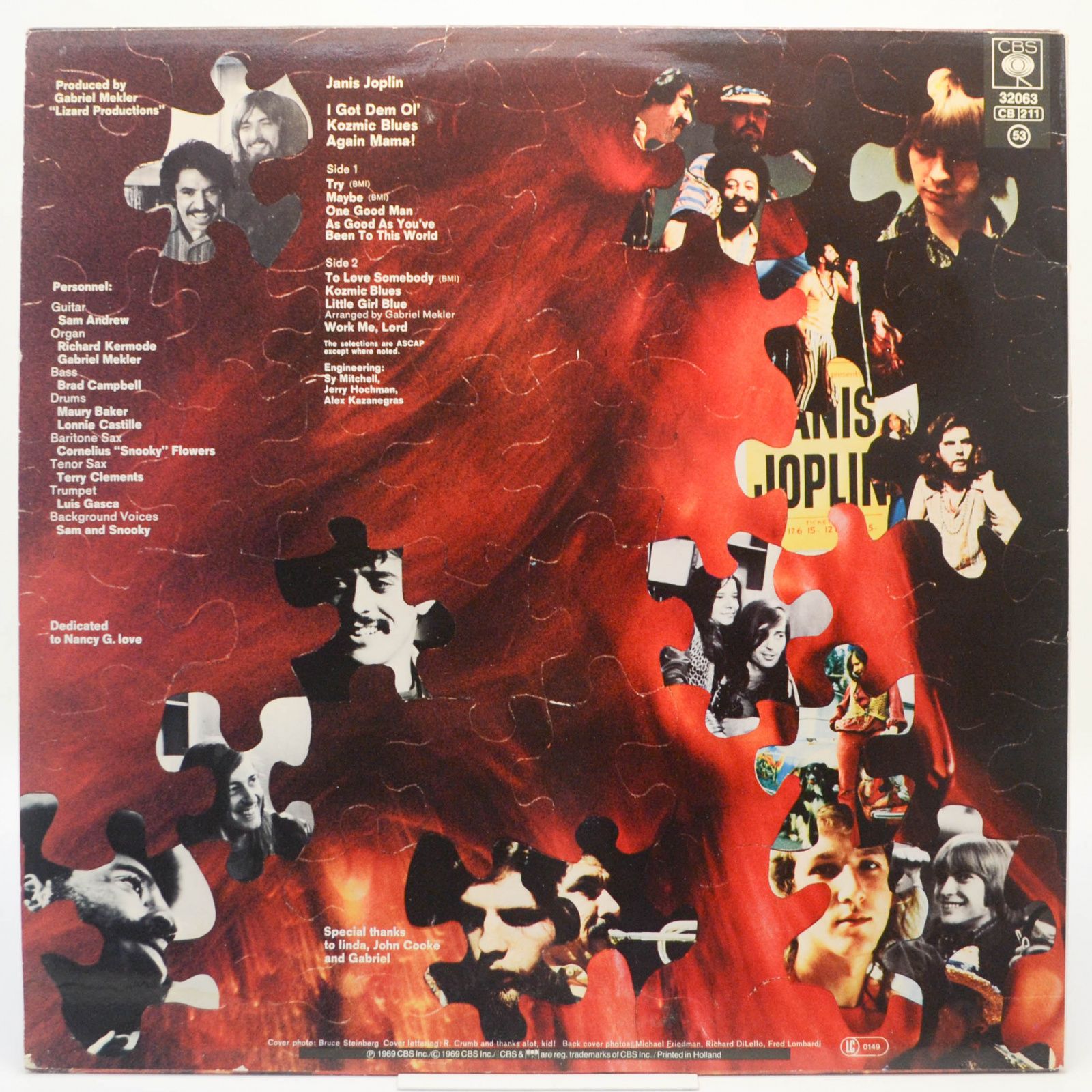 Janis Joplin — I Got Dem Ol' Kozmic Blues Again Mama!, 1969
