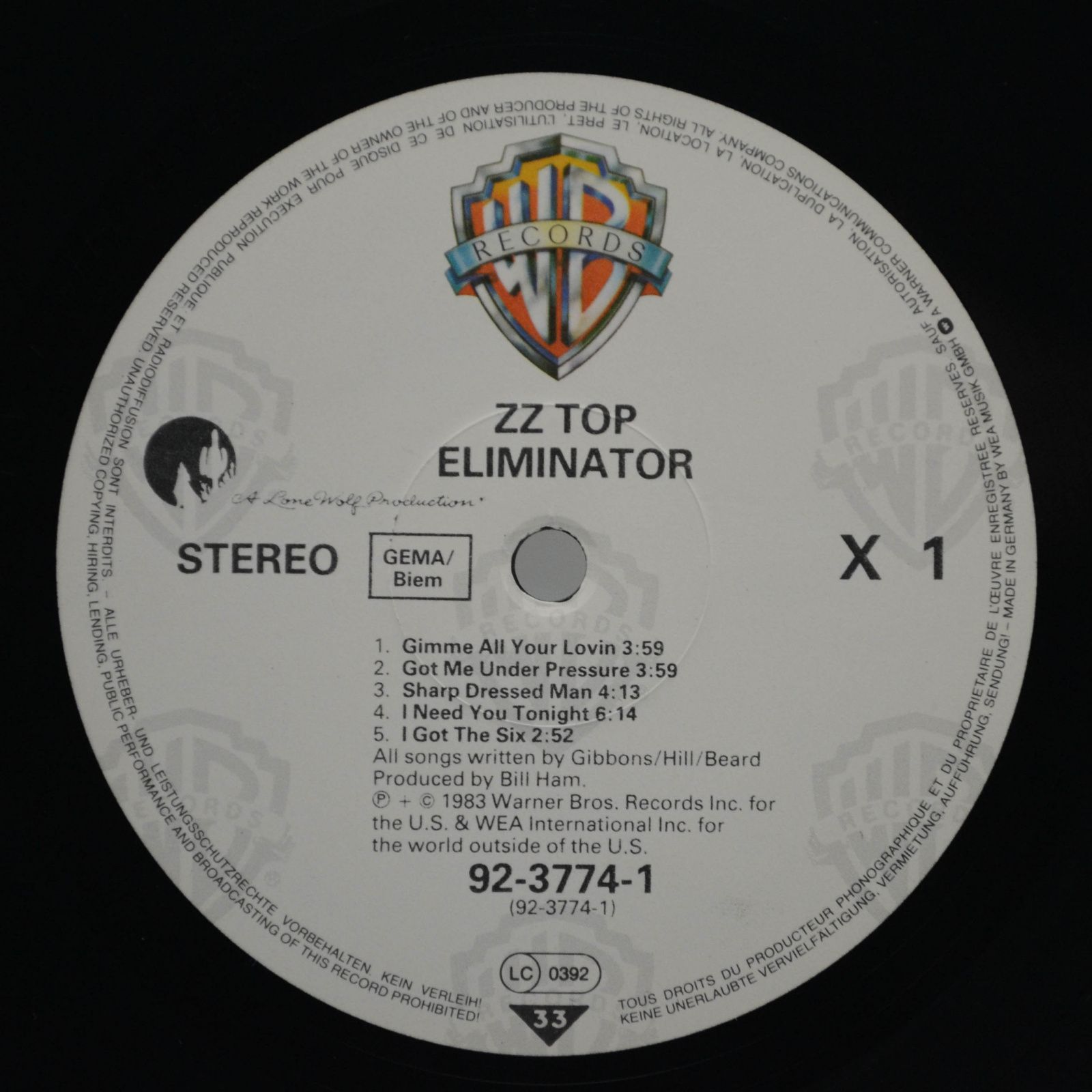 ZZ Top — Eliminator, 1983