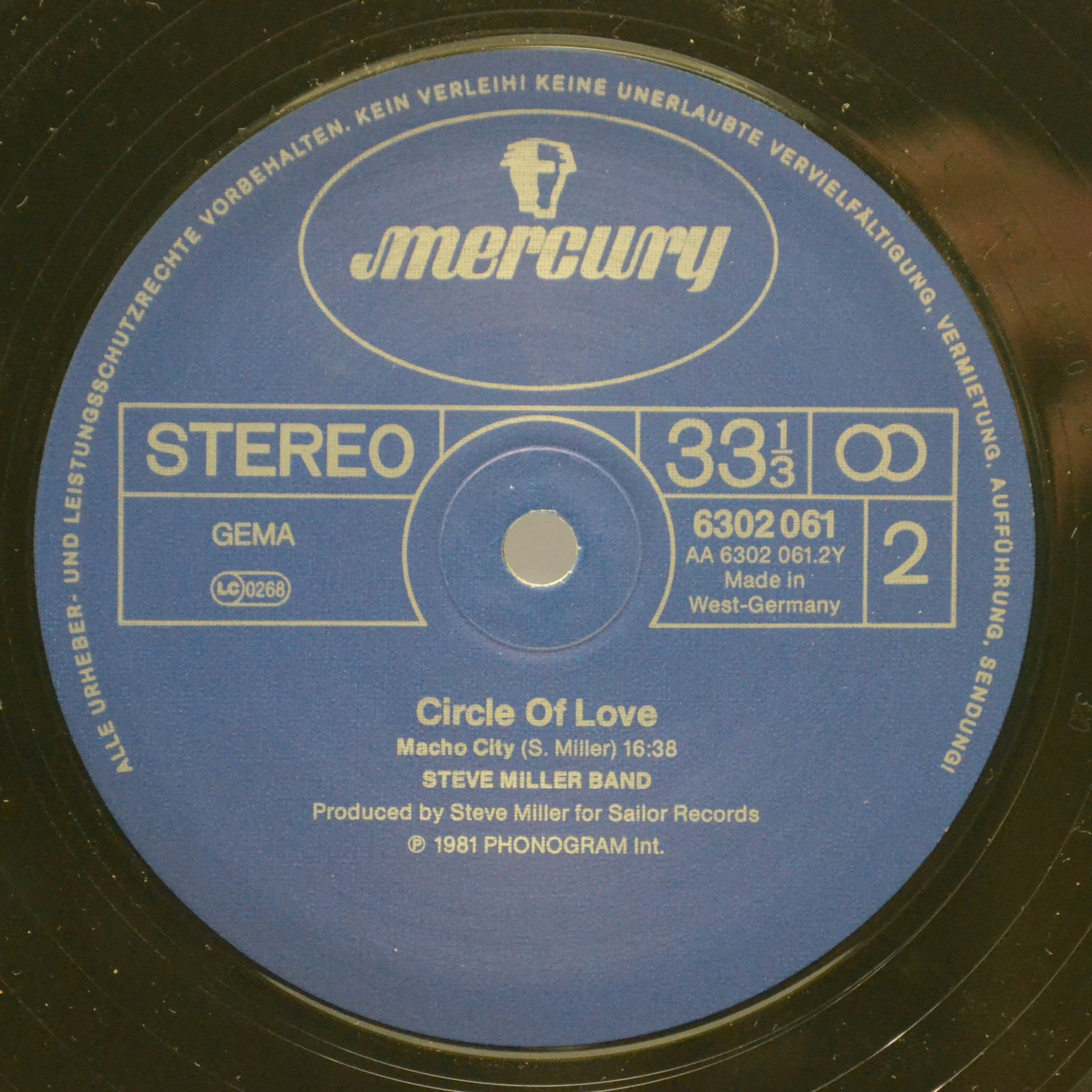 Steve Miller Band — Circle Of Love, 1981