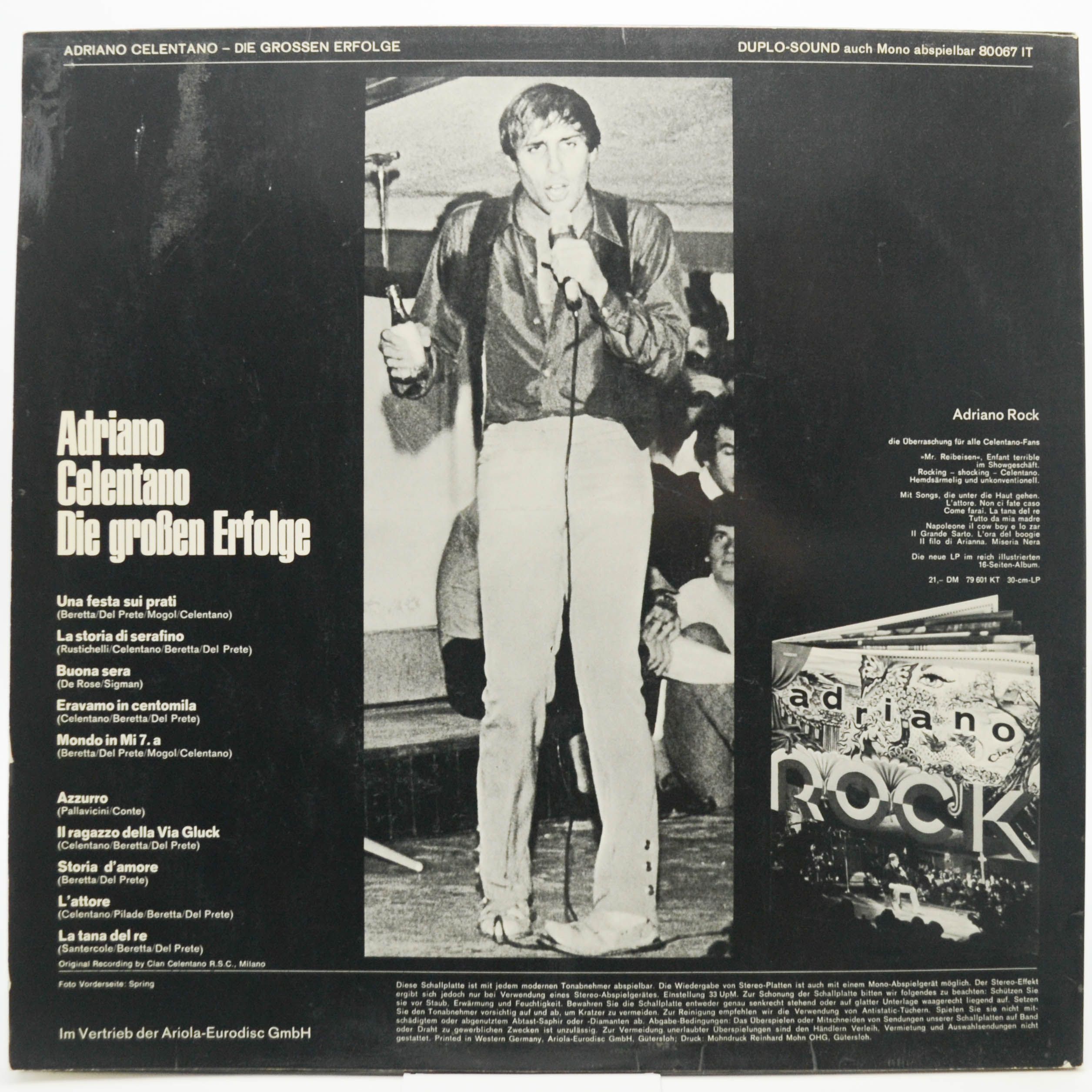 Adriano Celentano — Die Großen Erfolge, 1969