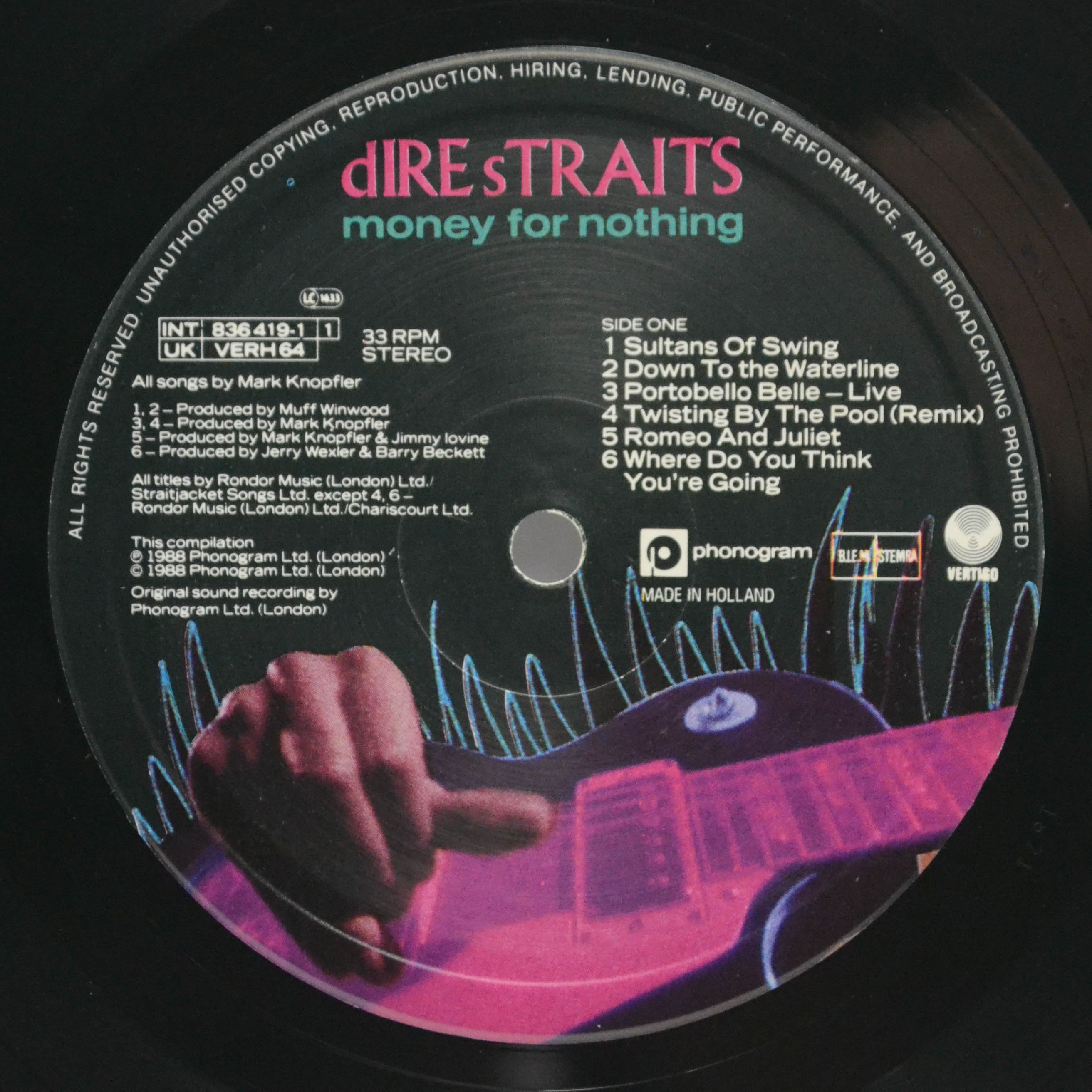 Dire Straits — Money For Nothing, 1988
