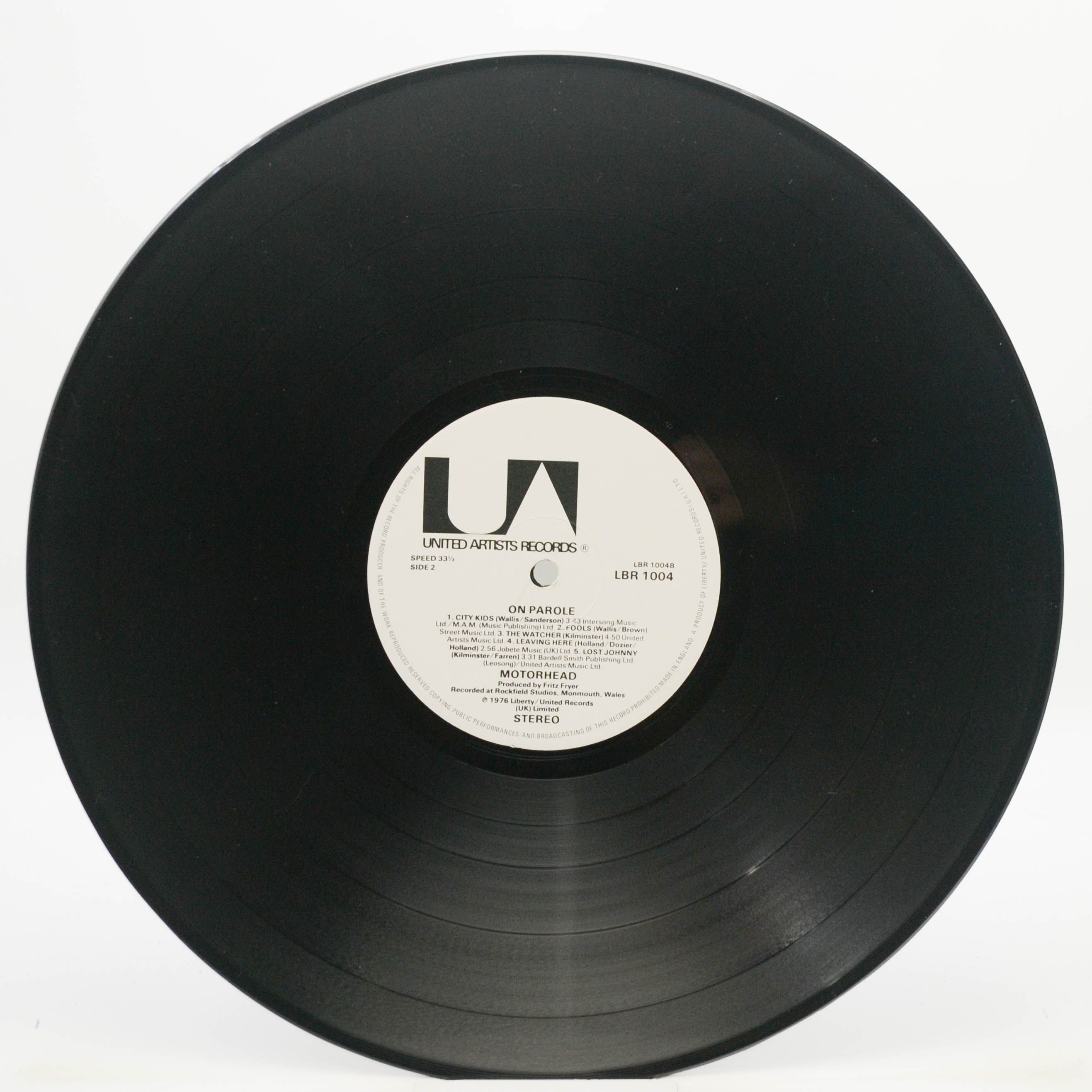 Motörhead — On Parole (1-st, UK), 1979