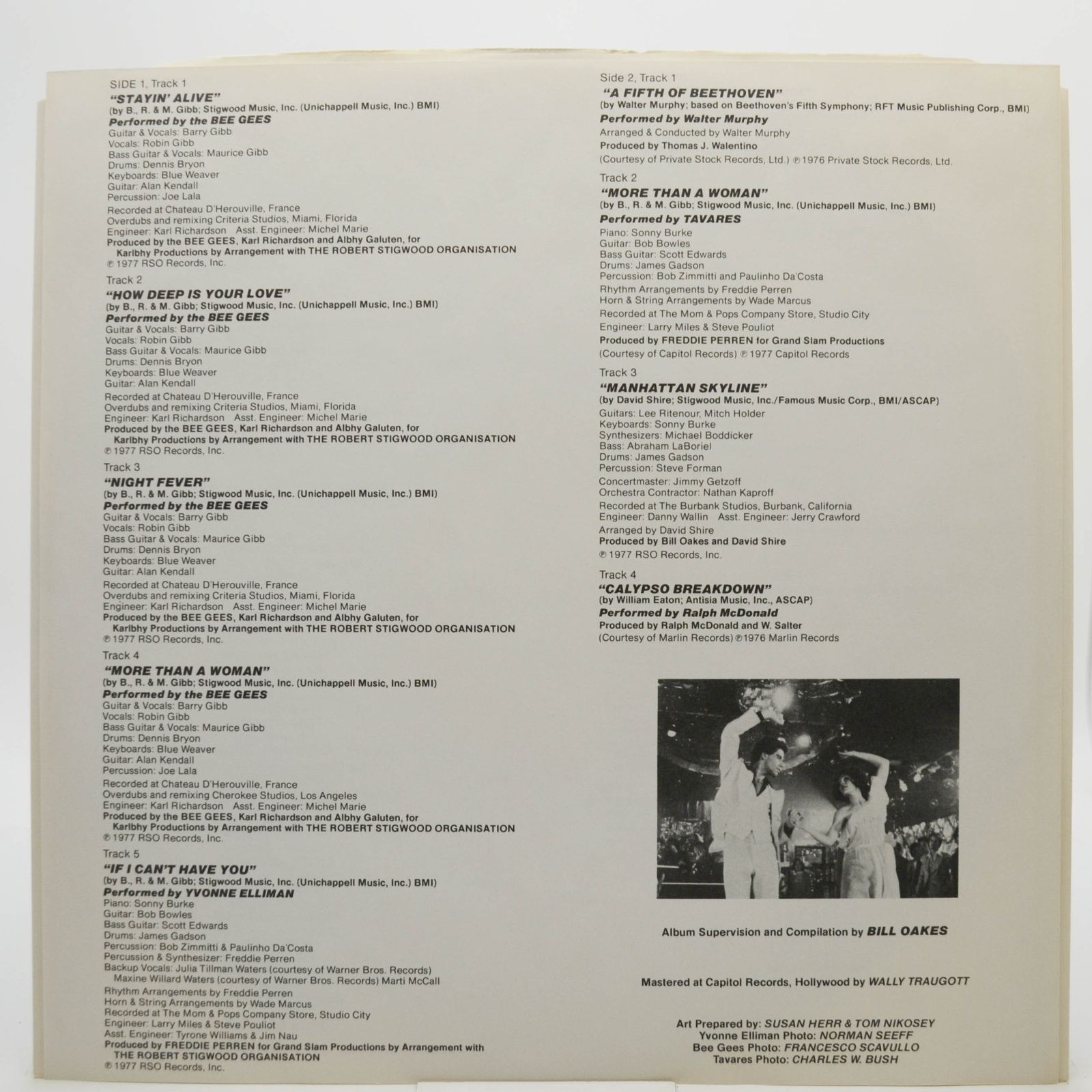 Виниловая пластинка Various — Saturday Night Fever (The Original Movie Sound Track) (2LP), 1978