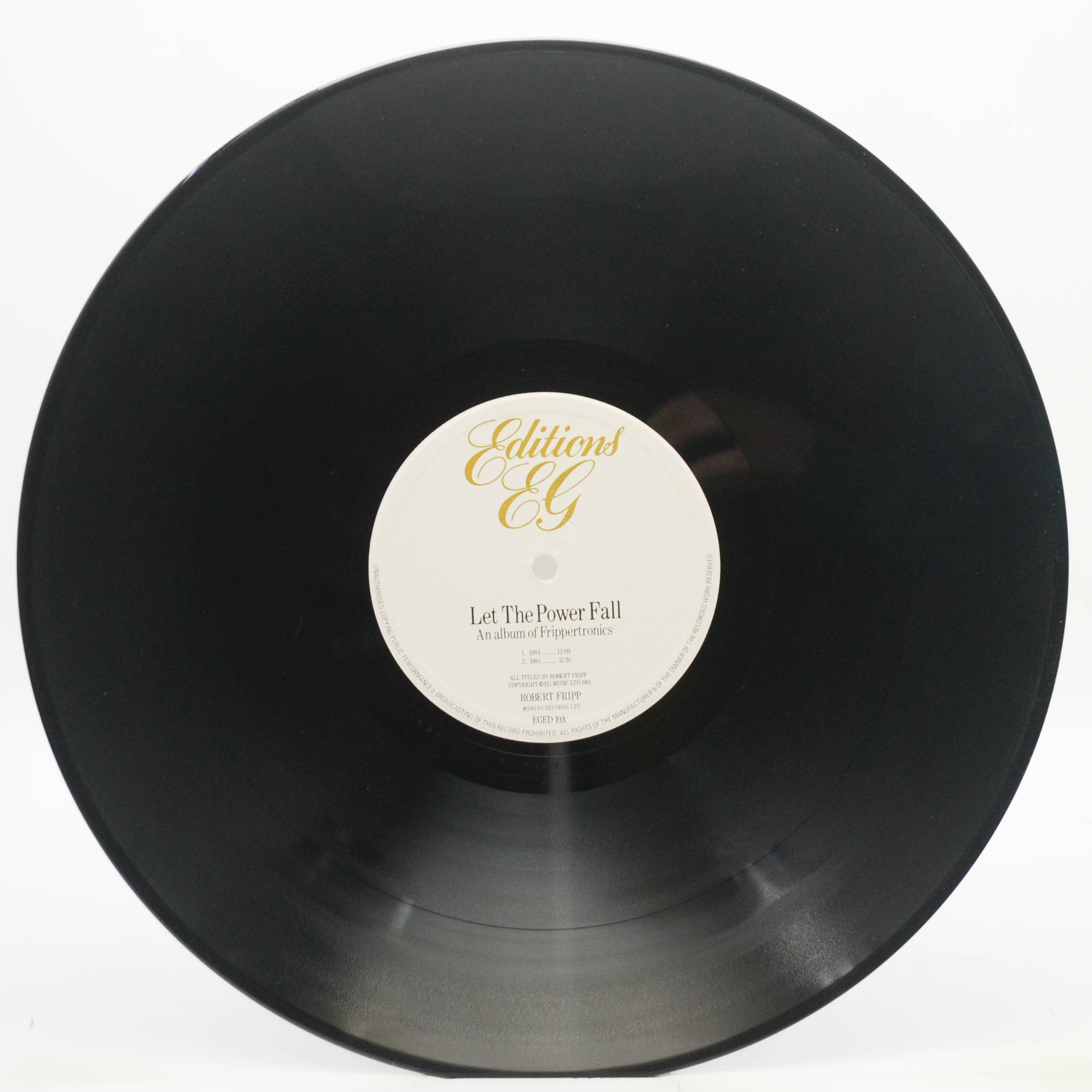 Robert Fripp — Let The Power Fall (1-st, UK), 1981