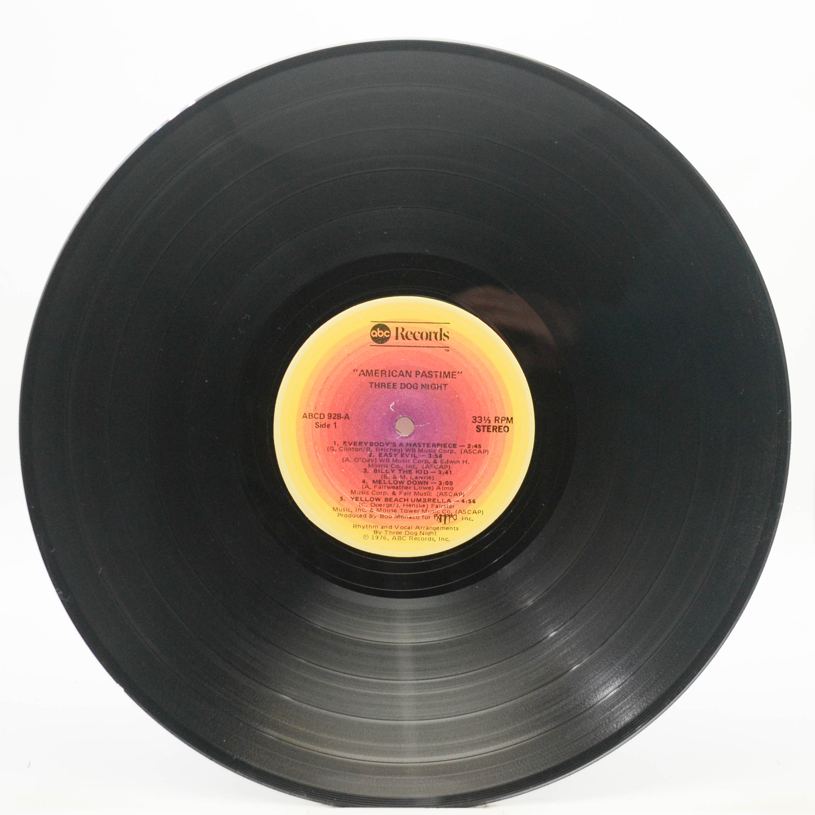 Виниловая пластинка Three Dog Night — American Pastime (1-st, USA), 1976