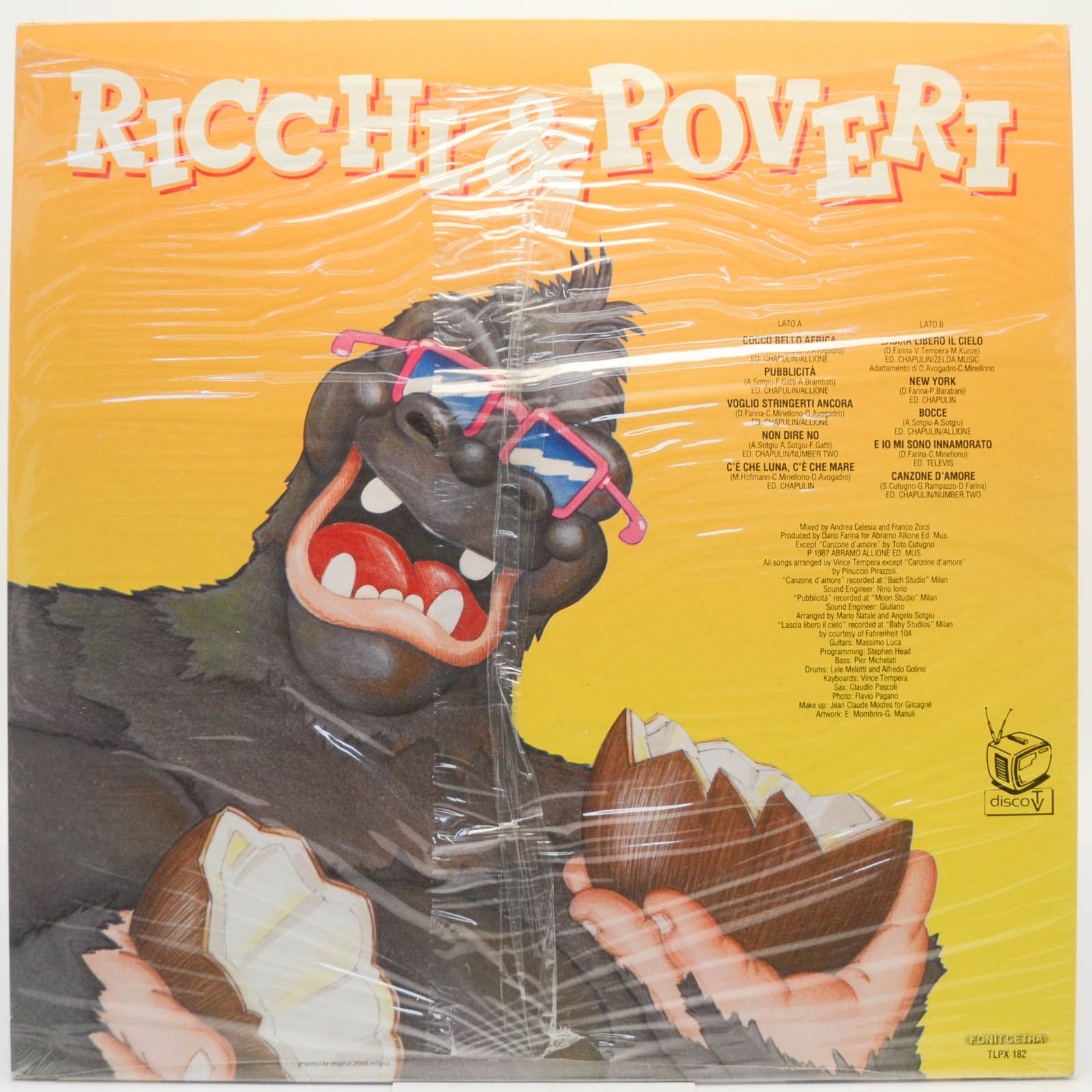 Ricchi E Poveri — Pubblicità (1-st, Italy), 1987