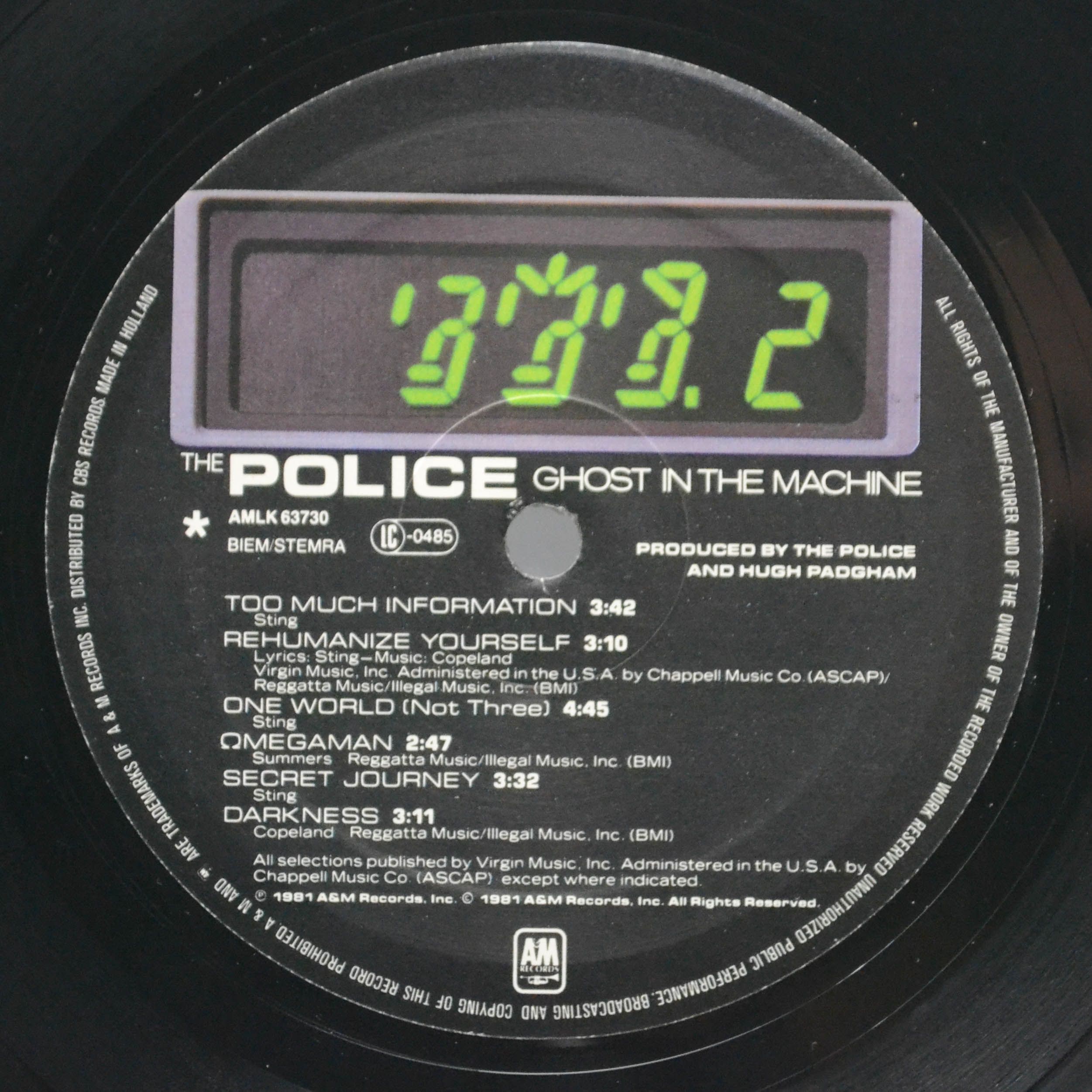 Police — Ghost In The Machine, 1981