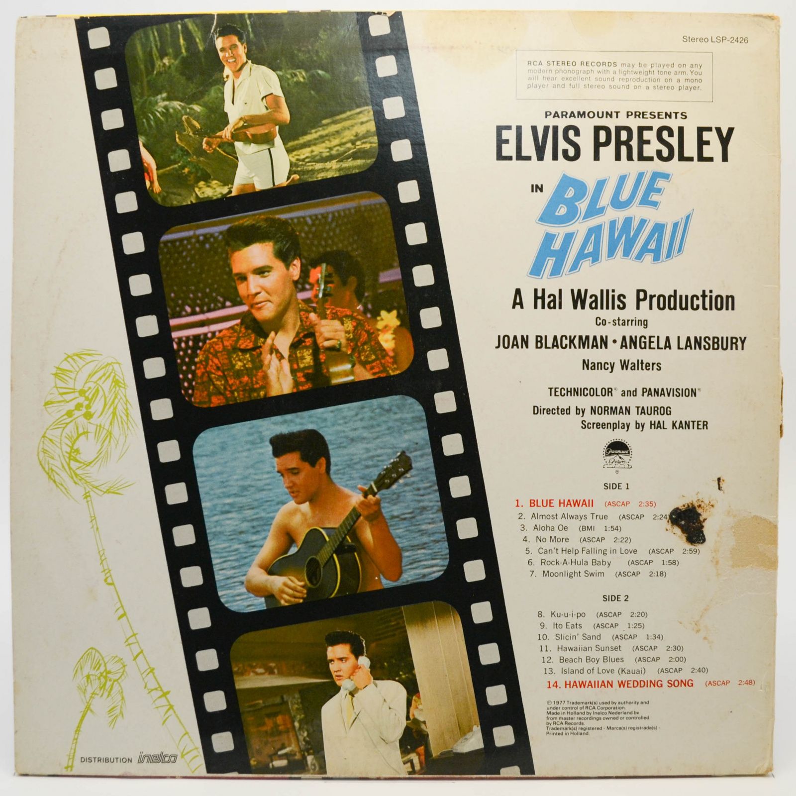 Elvis Presley — Blue Hawaii, 1961