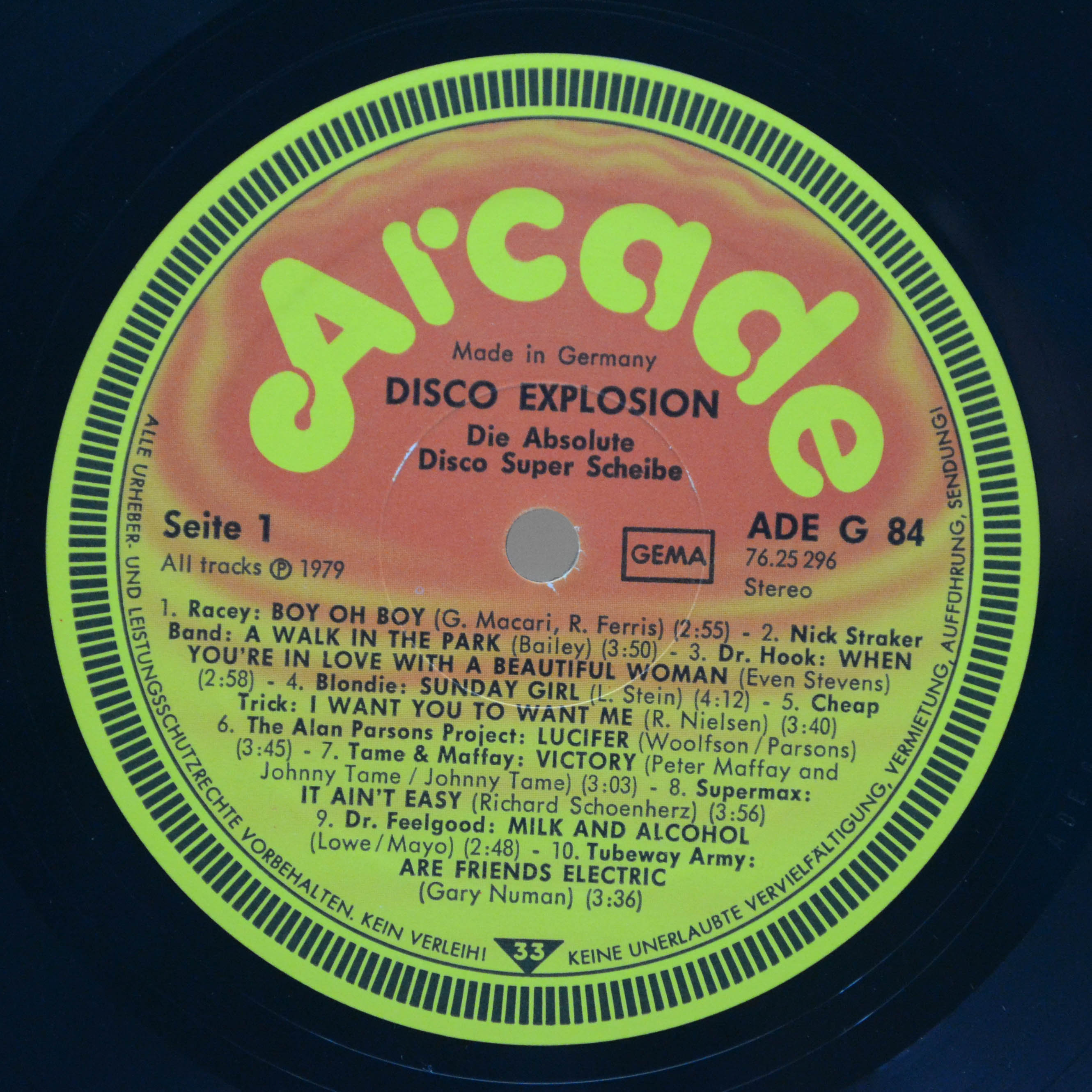 Various — Disco Explosion (Die Absolute Disco Super Scheibe), 1979