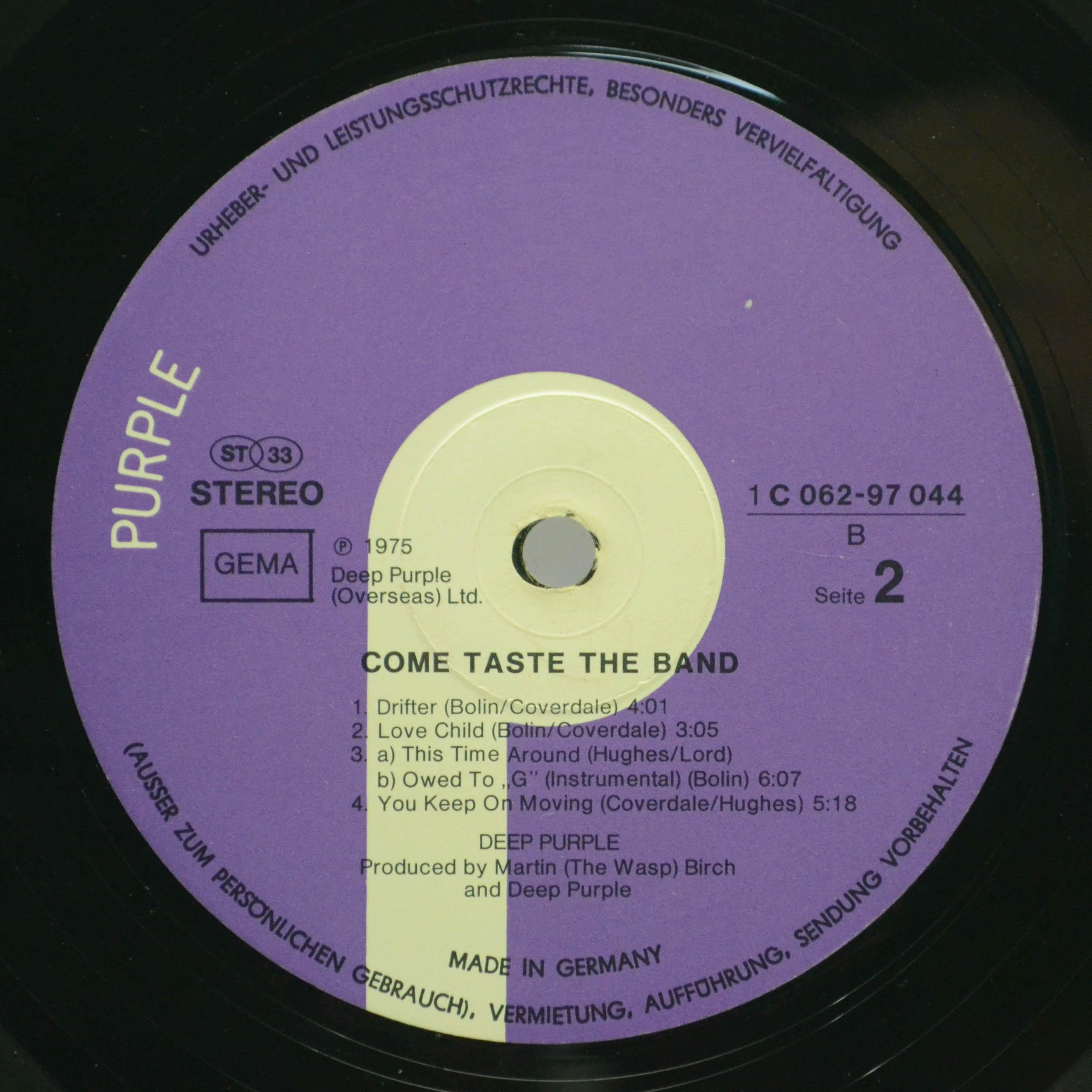 Deep Purple — Come Taste The Band, 1975