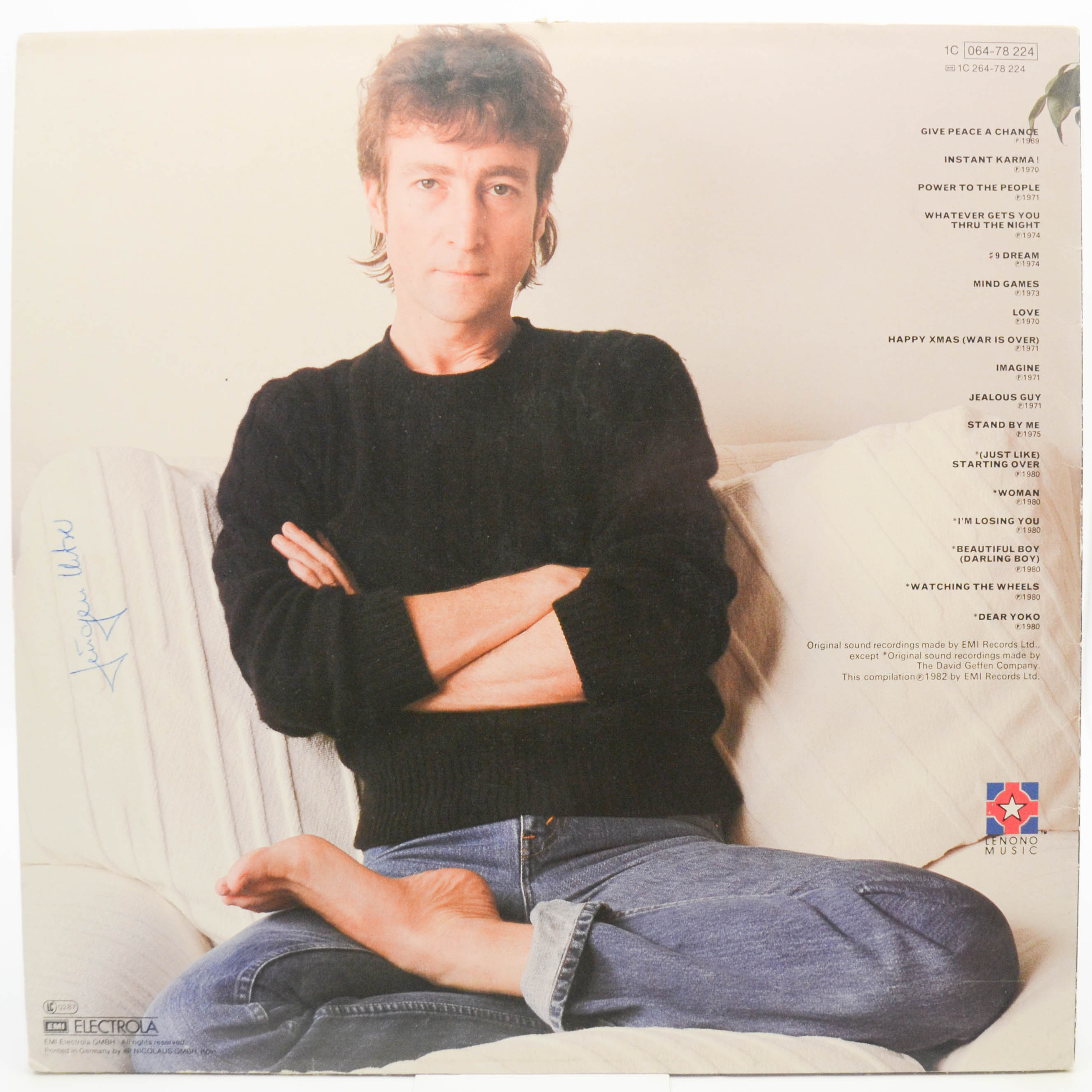 Виниловая пластинка John Lennon — The John Lennon Collection, 1982