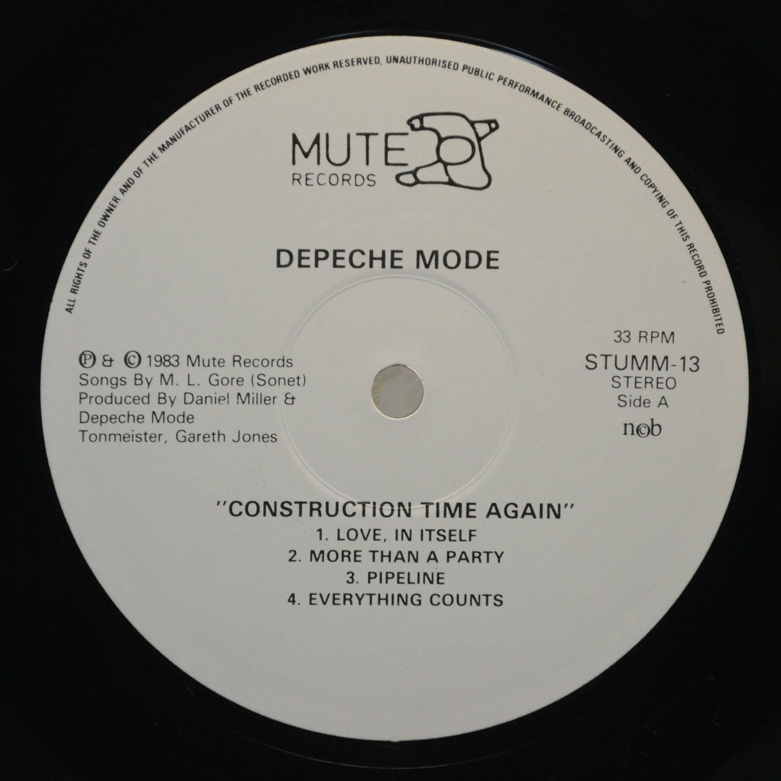 Depeche Mode — Construction Time Again, 1983