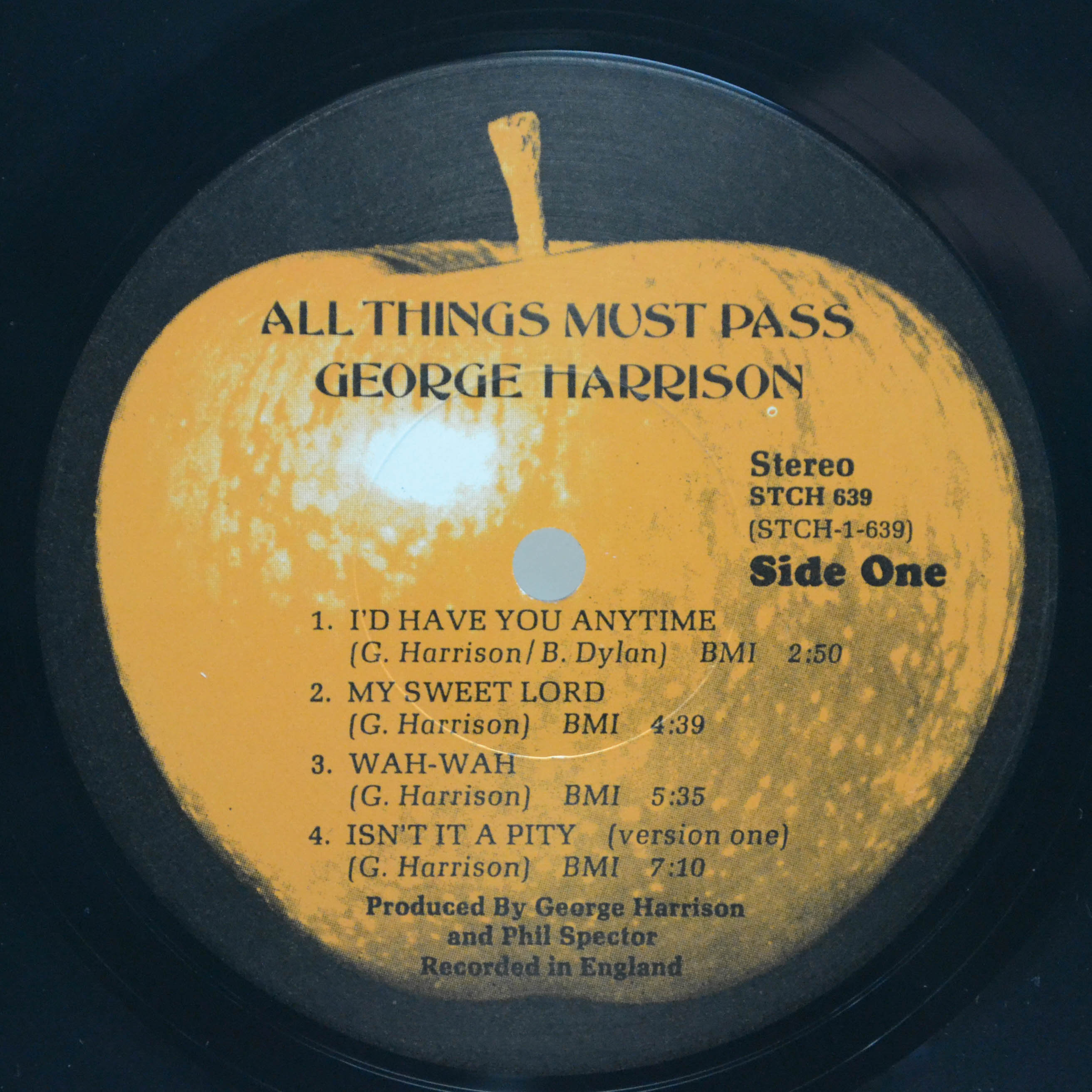George Harrison — All Things Must Pass (USA+Poster), 1970