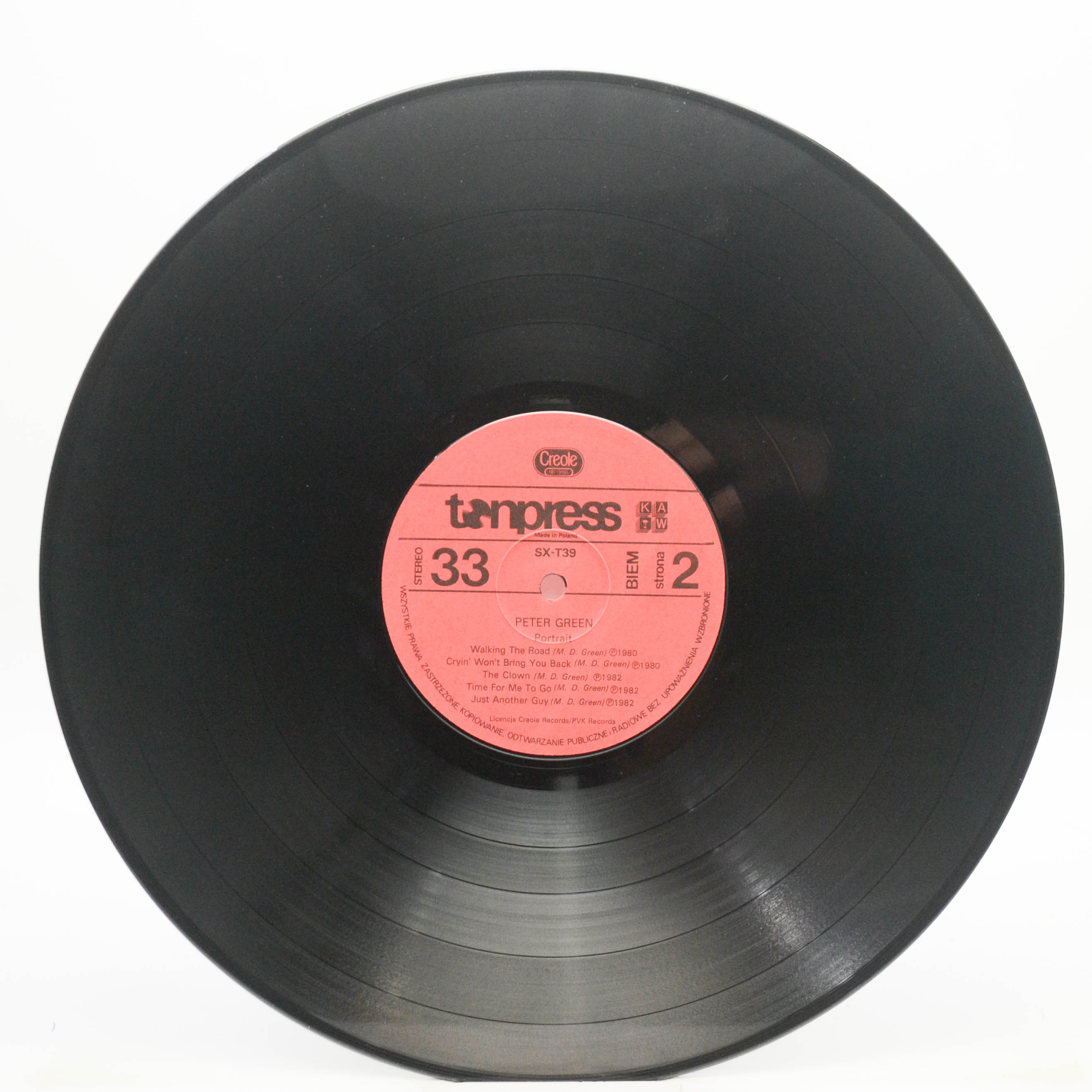 Peter Green — Portrait, 1985