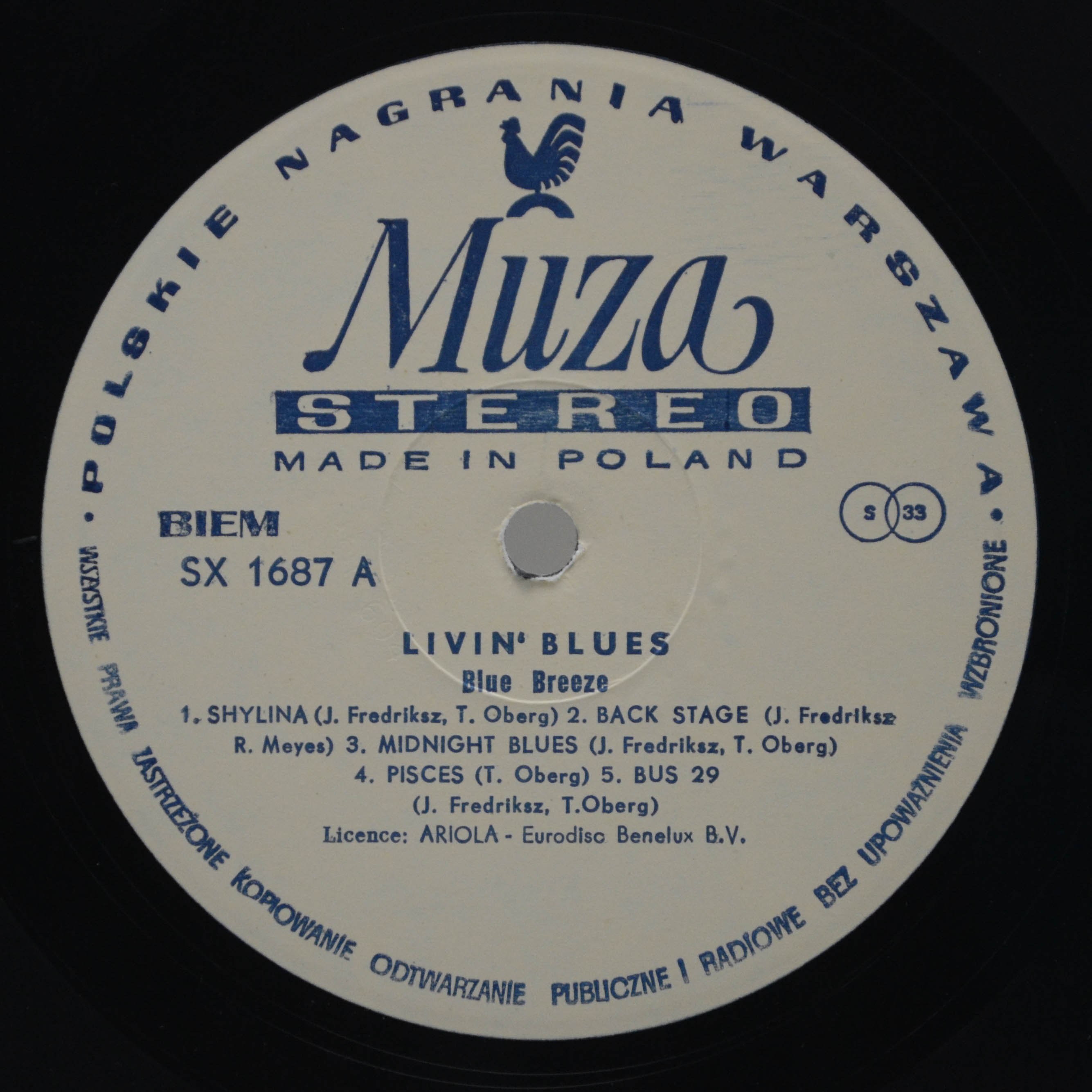 Livin' Blues — Blue Breeze, 1976