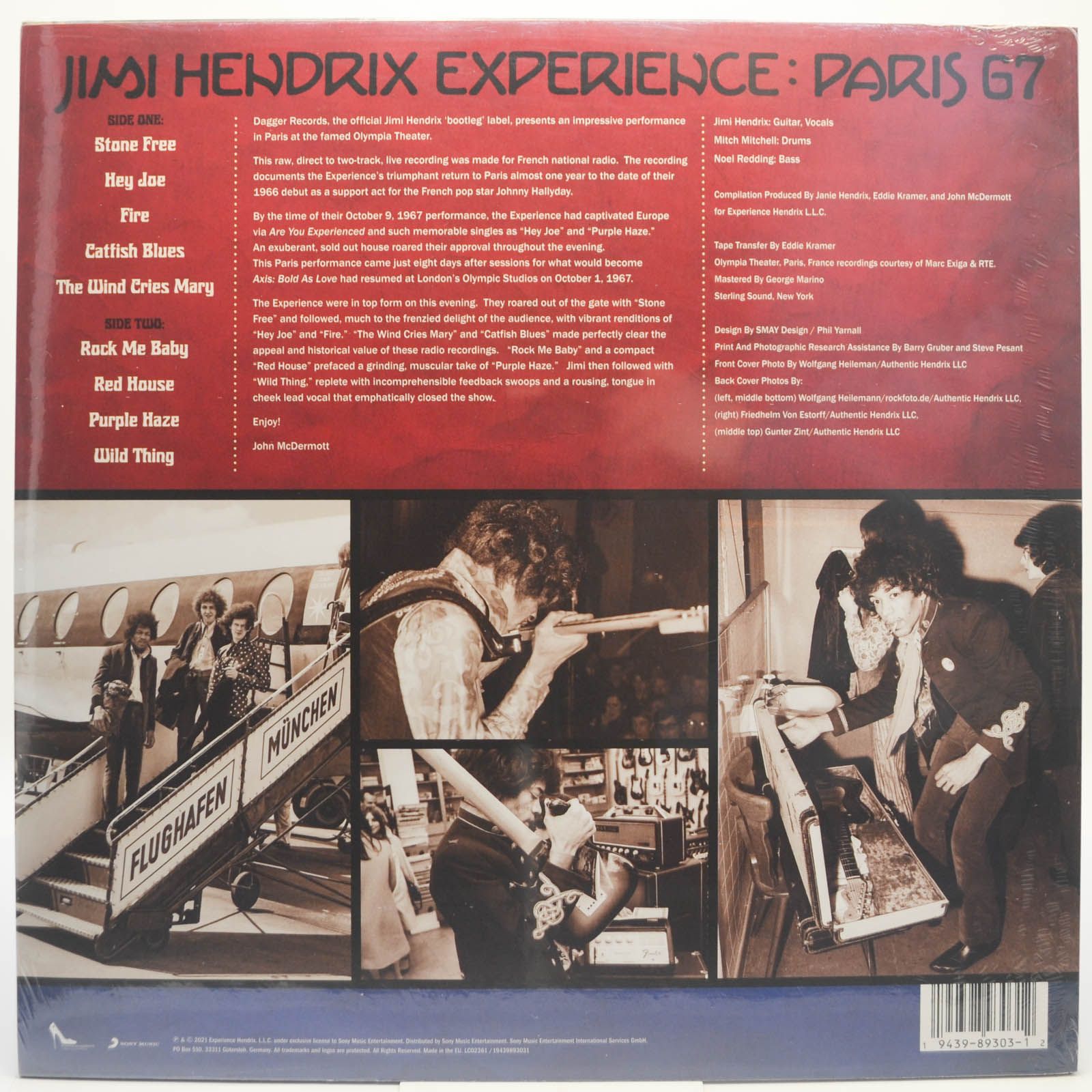 Jimi Hendrix Experience — Paris 67, 2021