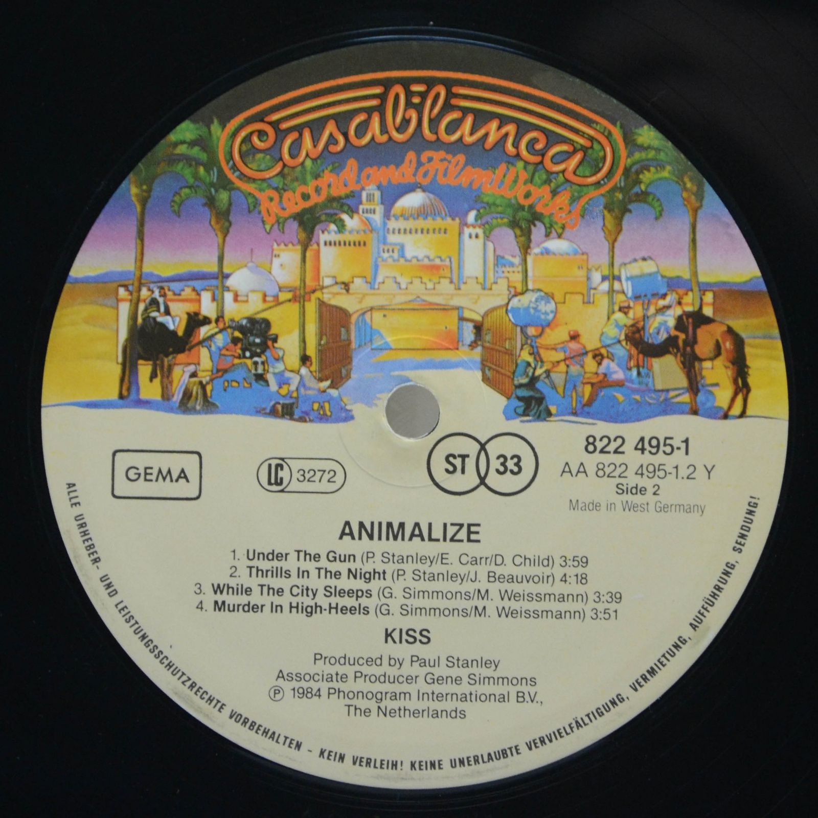 Kiss — Animalize, 1984