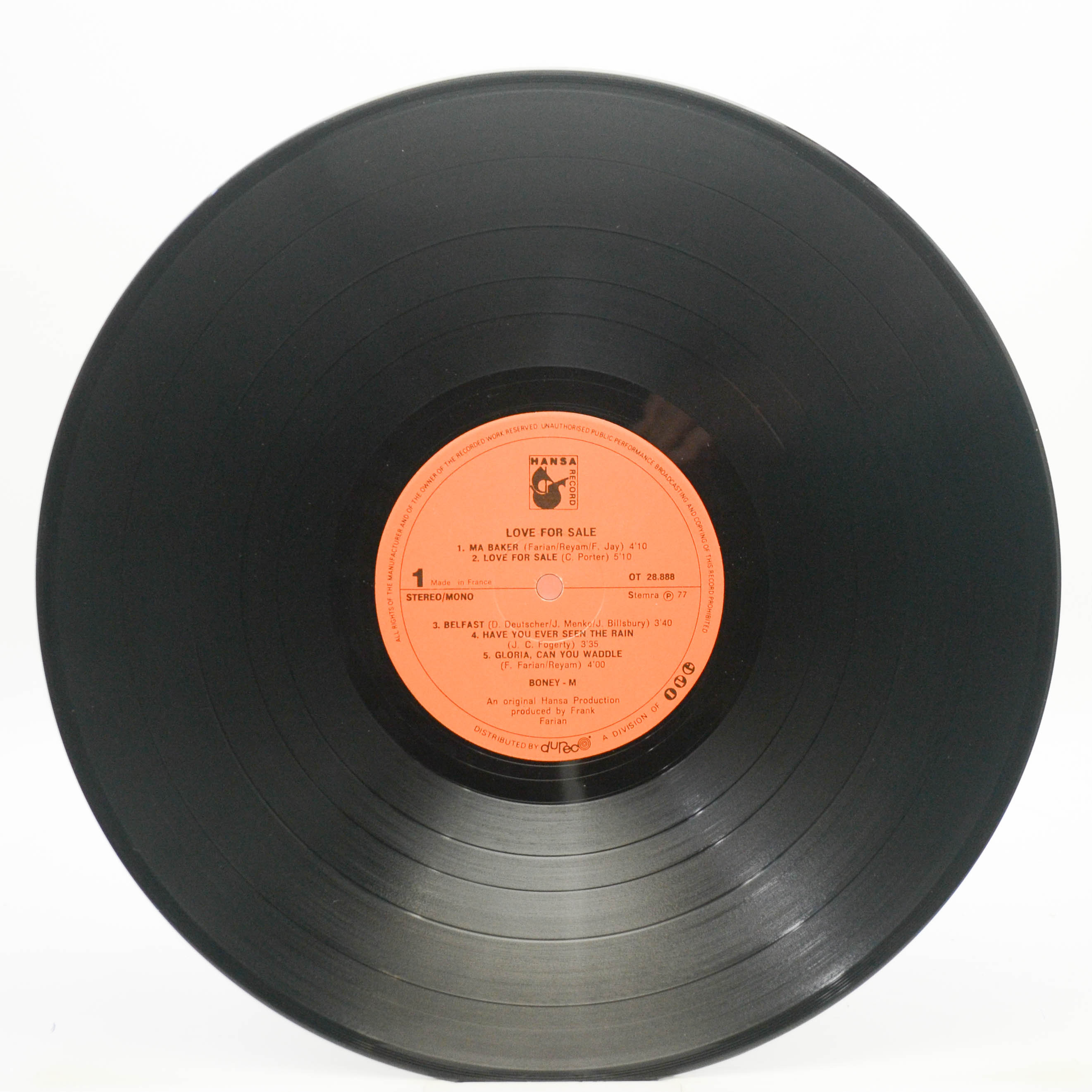 Boney M. — Love For Sale, 1977