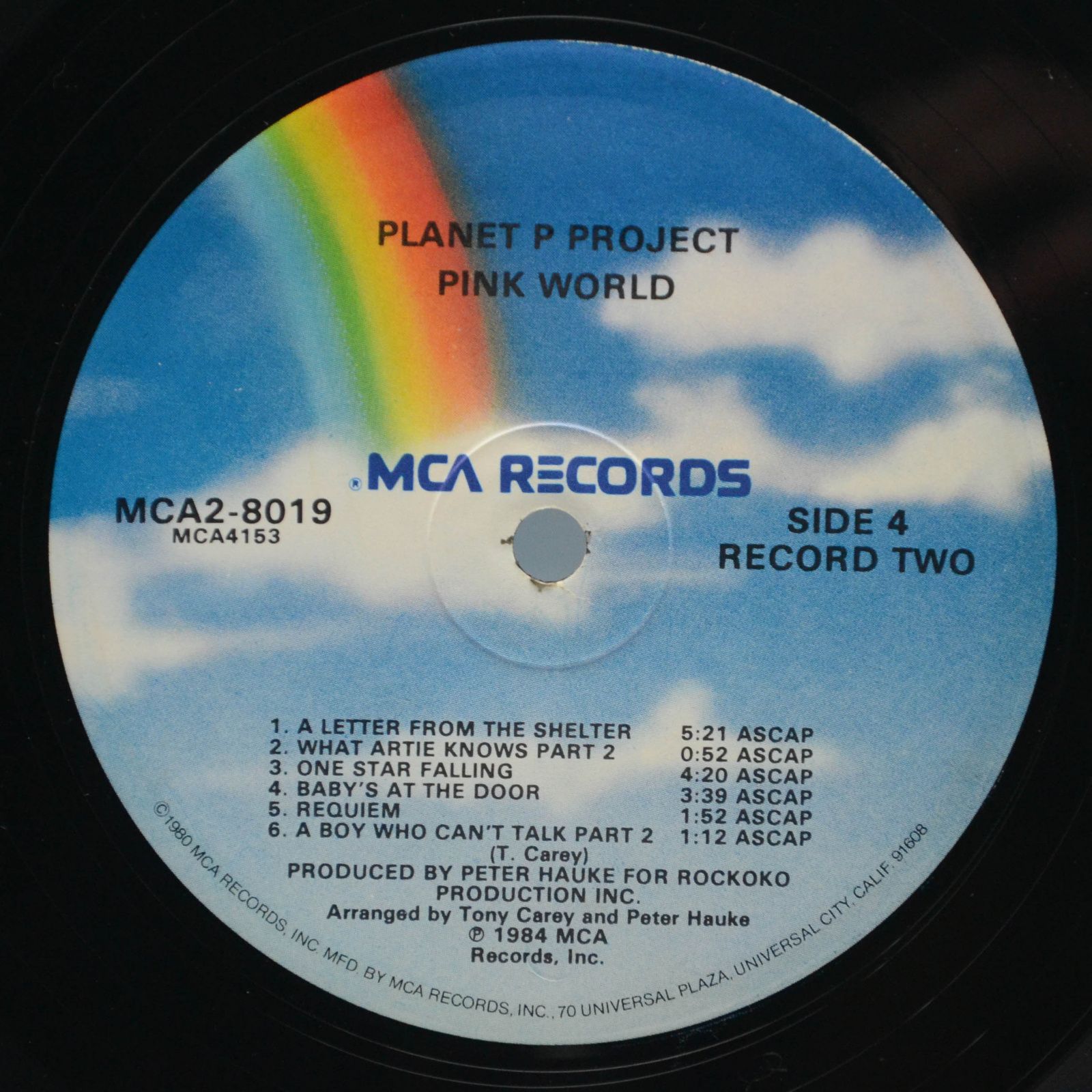 Planet P Project — Pink World (2LP, USA), 1984