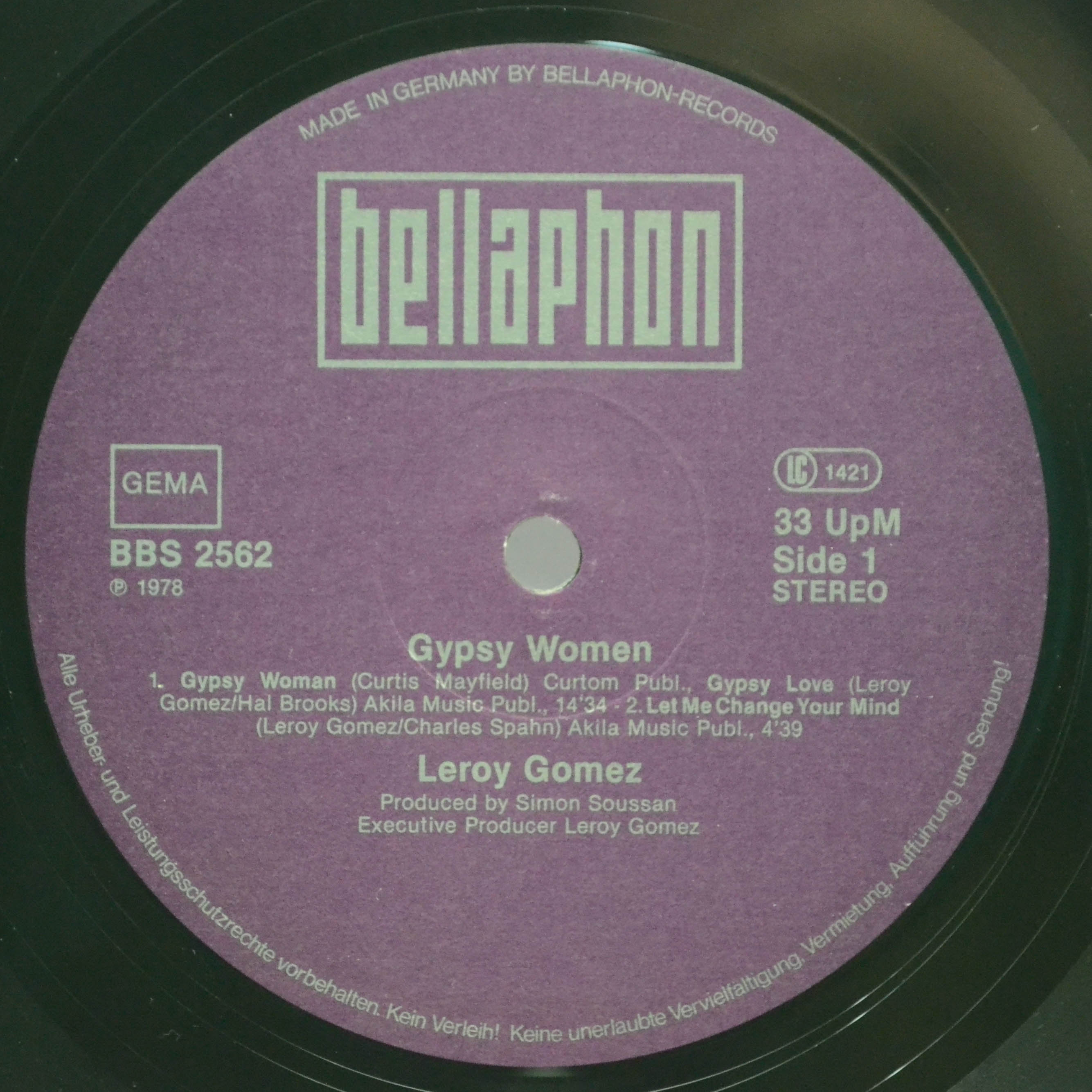 Leroy Gomez — Gypsy Woman, 1978